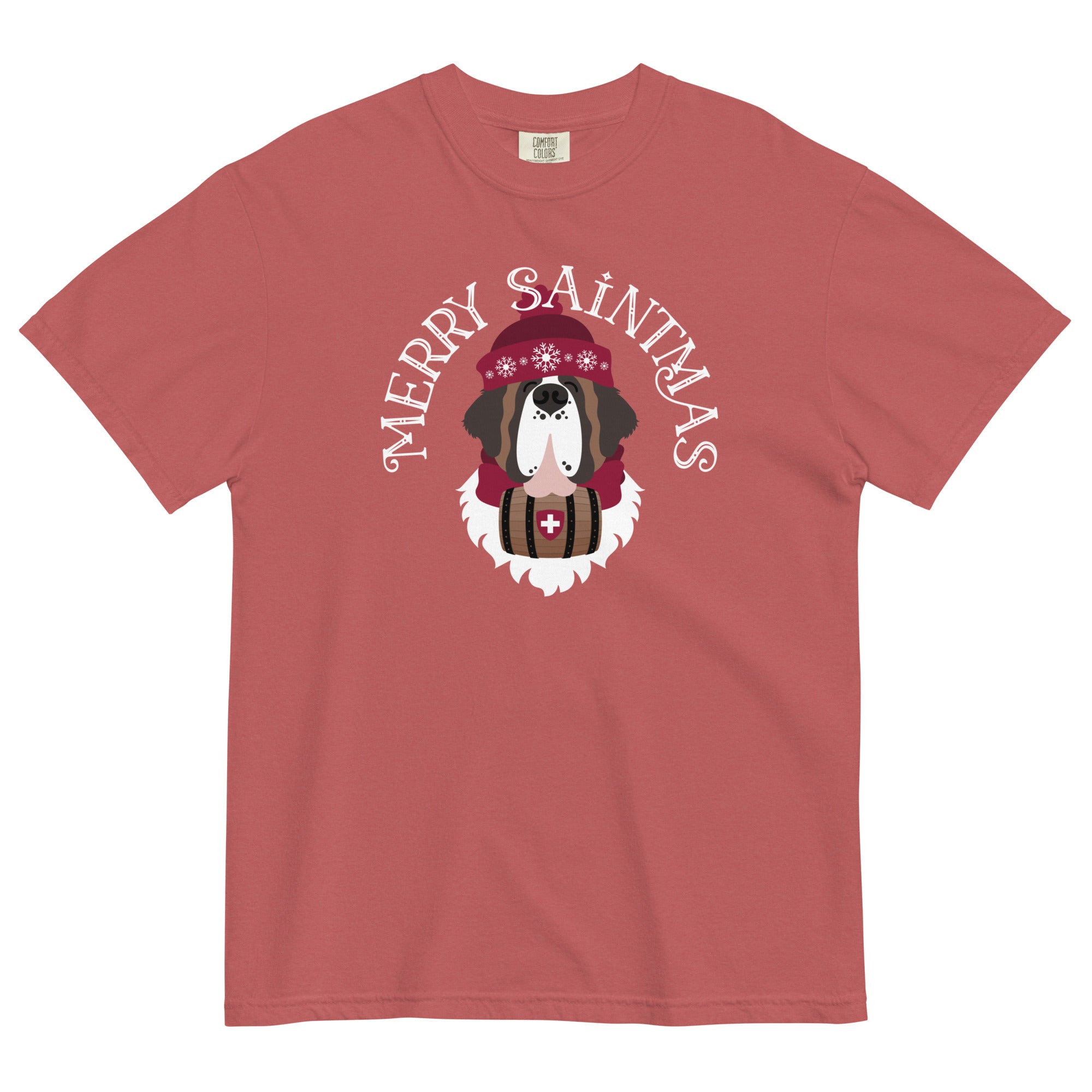 Merry Saintmas Comfort Colors Heavyweight T-Shirt - Lucy + Norman