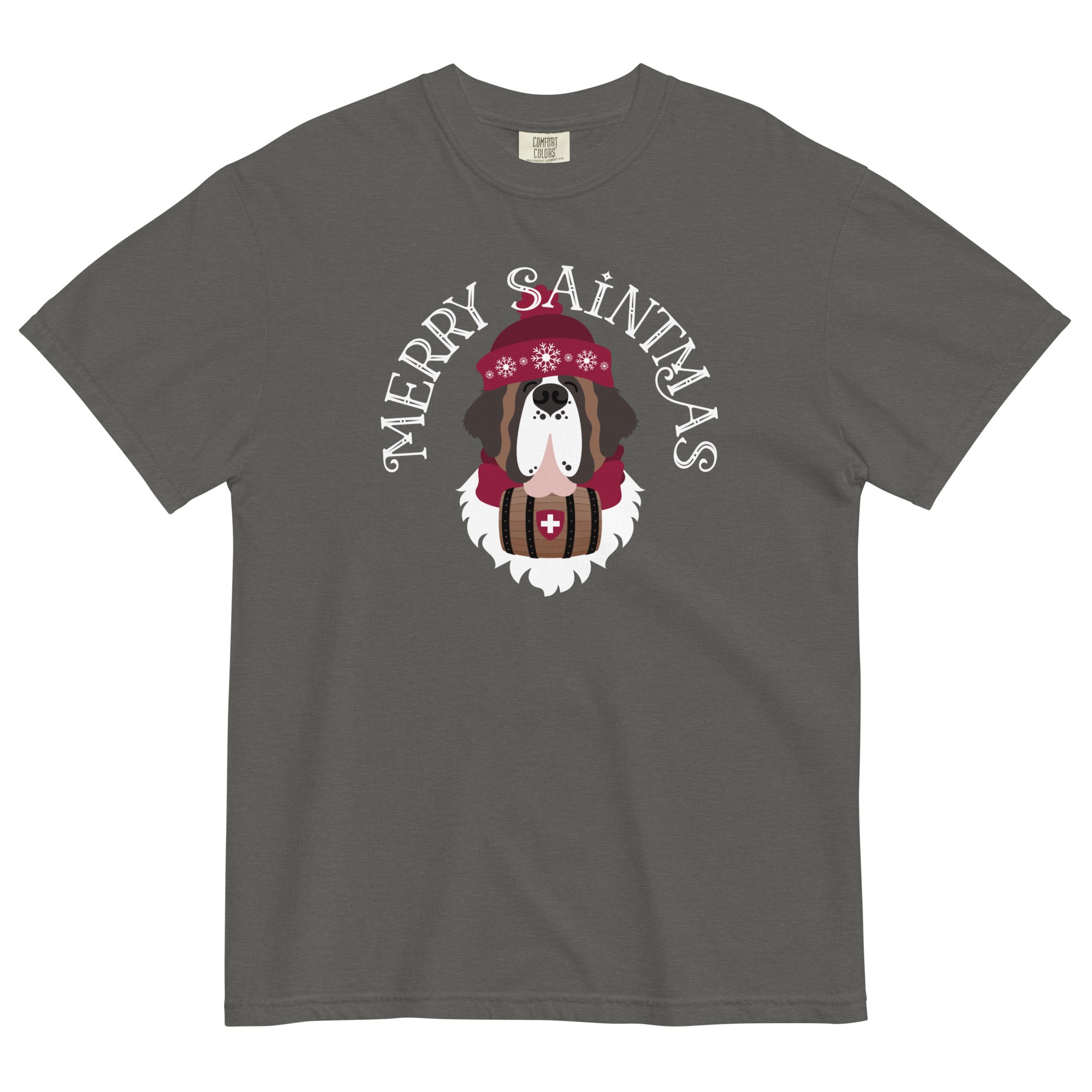 Merry Saintmas Comfort Colors Heavyweight T-Shirt - Lucy + Norman