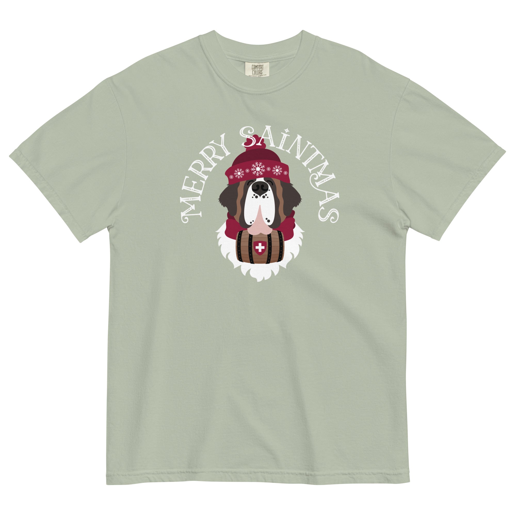 Merry Saintmas Comfort Colors Heavyweight T-Shirt - Lucy + Norman