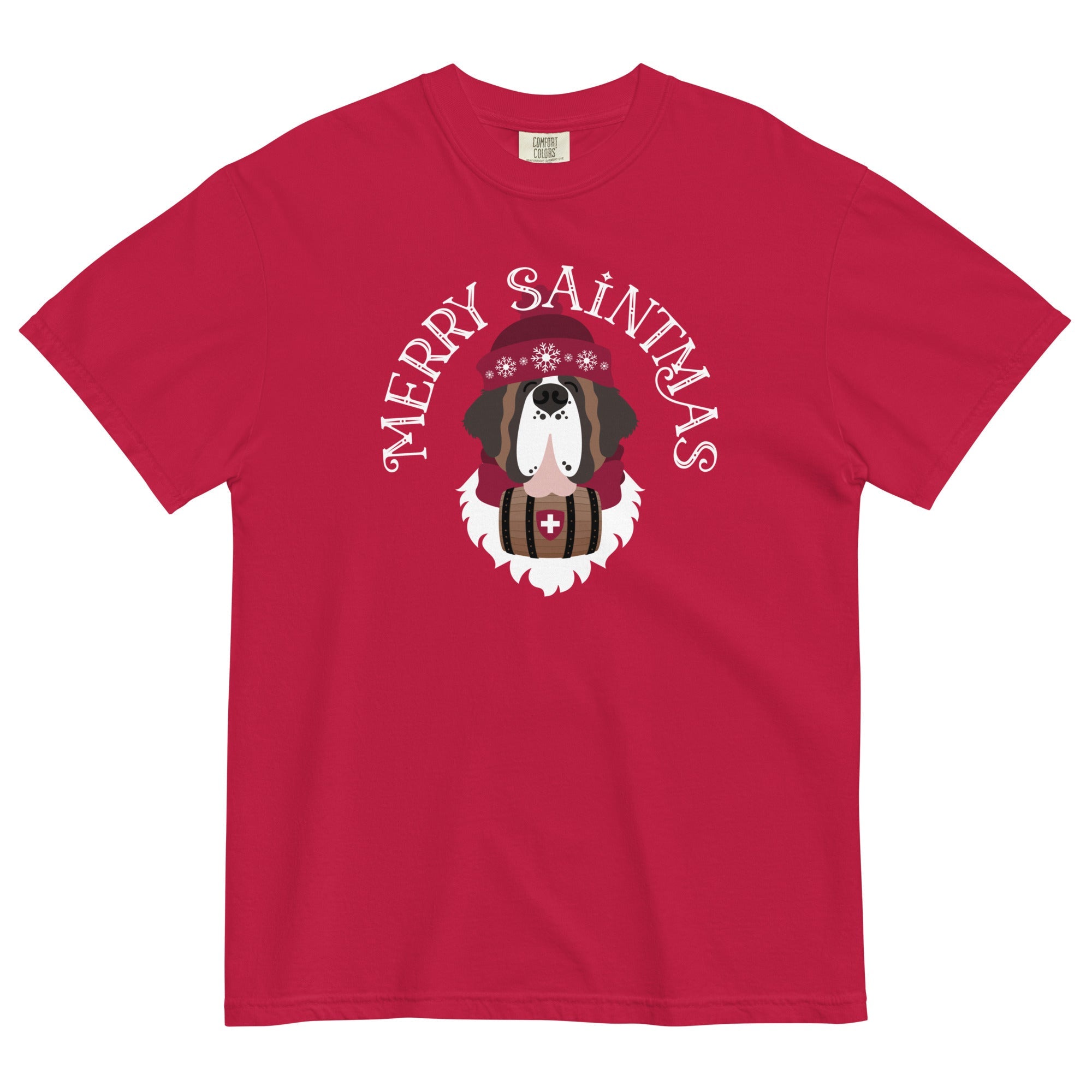 Merry Saintmas Comfort Colors Heavyweight T-Shirt - Lucy + Norman