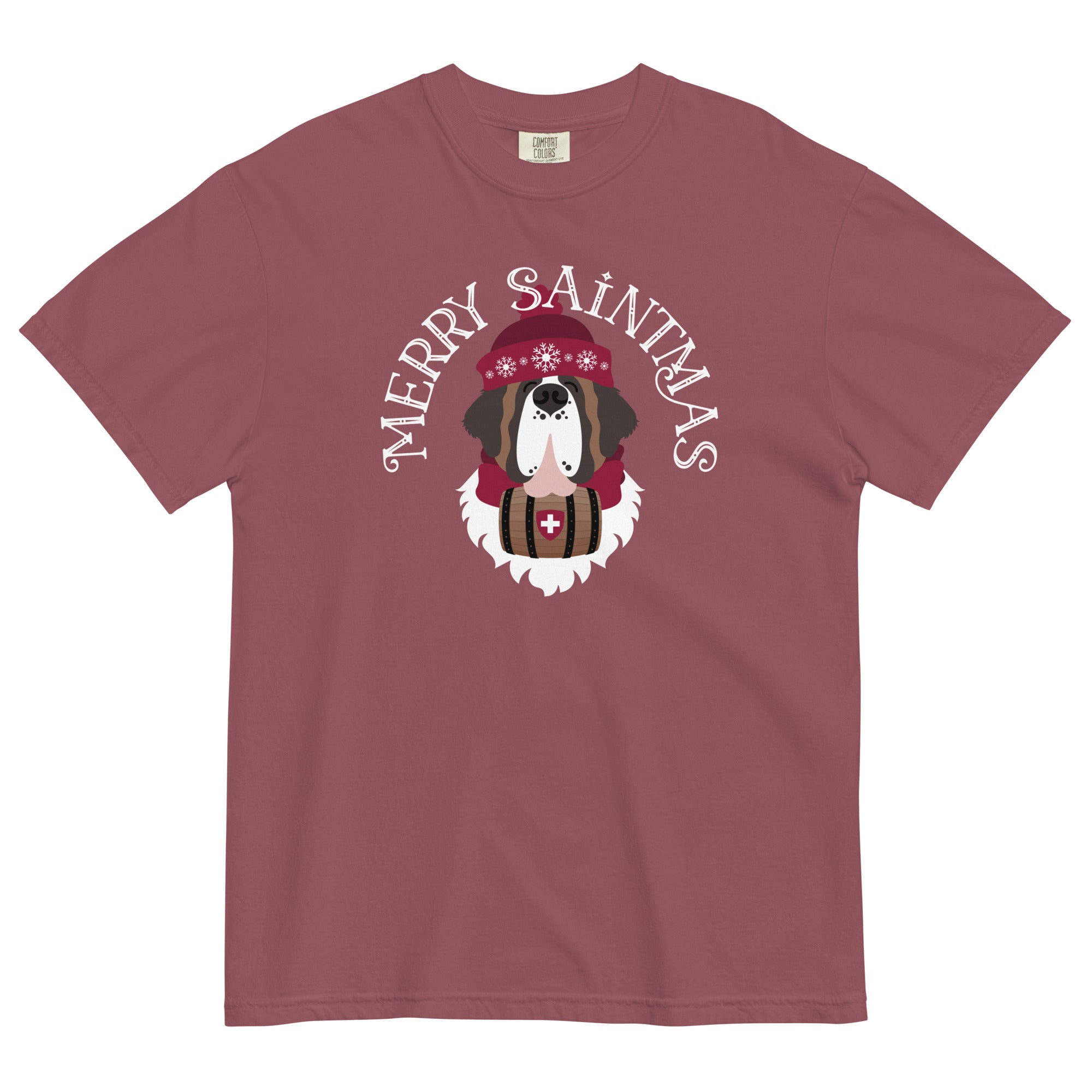 Merry Saintmas Comfort Colors Heavyweight T-Shirt - Lucy + Norman