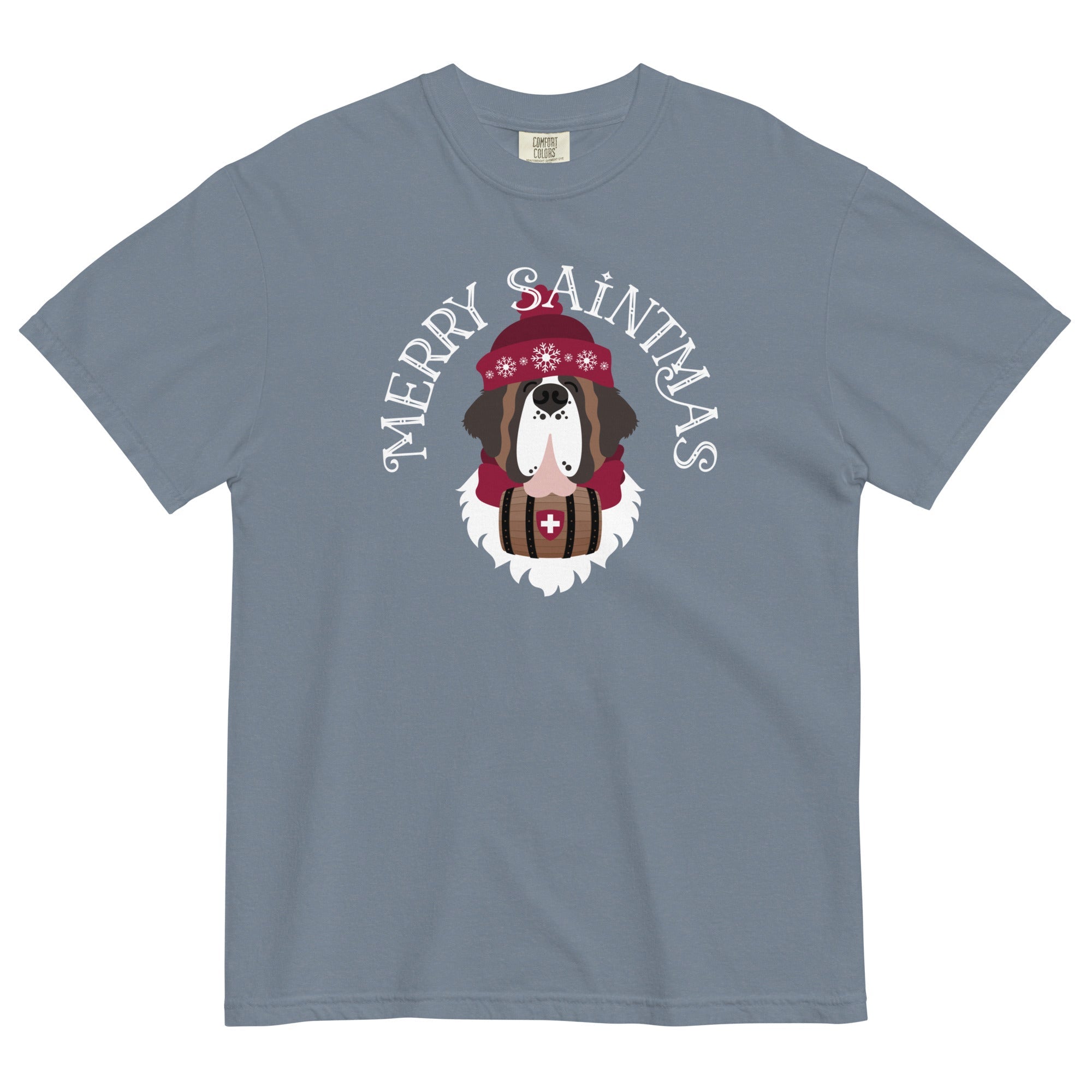 Merry Saintmas Comfort Colors Heavyweight T-Shirt - Lucy + Norman