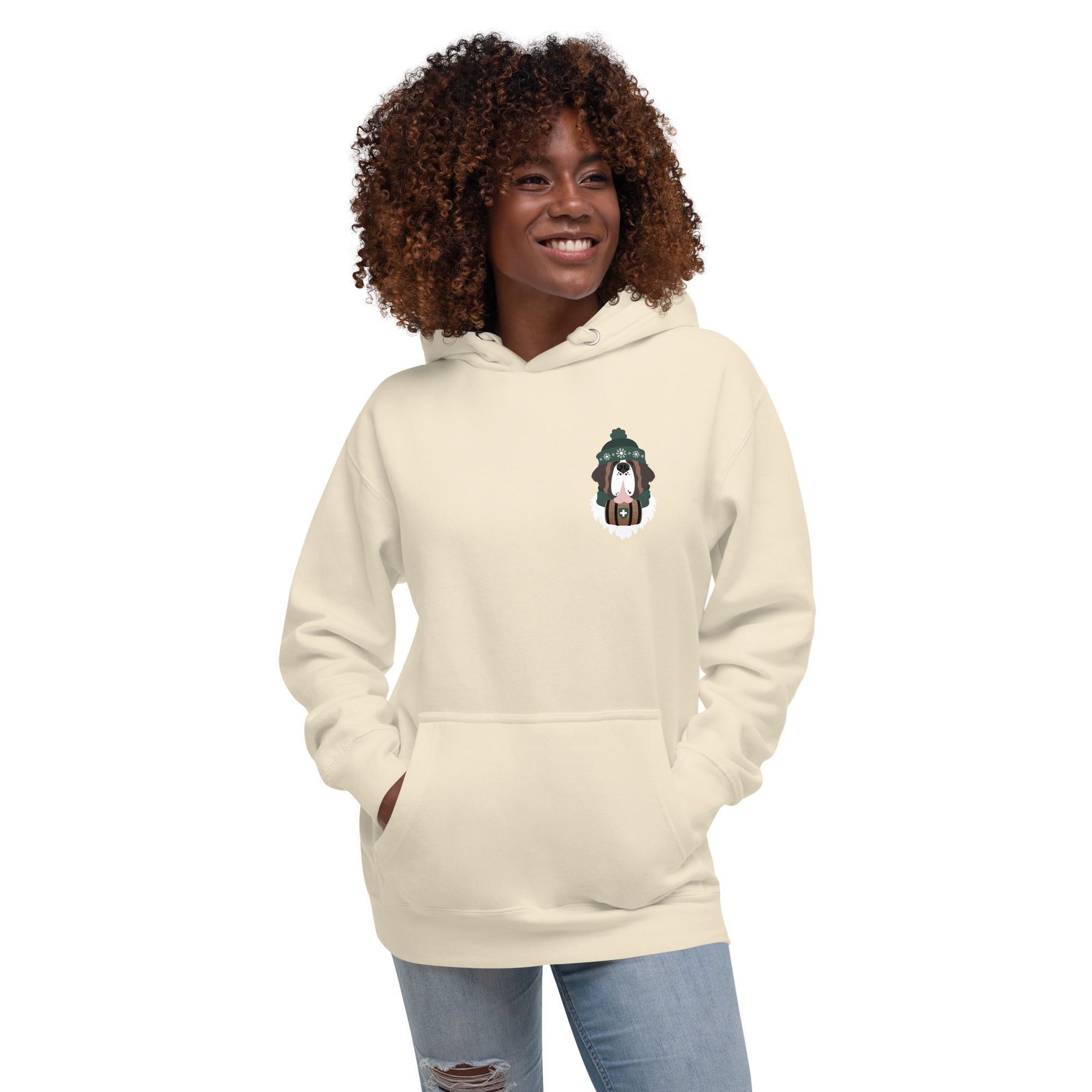 Merry Saintmas Green Back Hoodie - Lucy + Norman