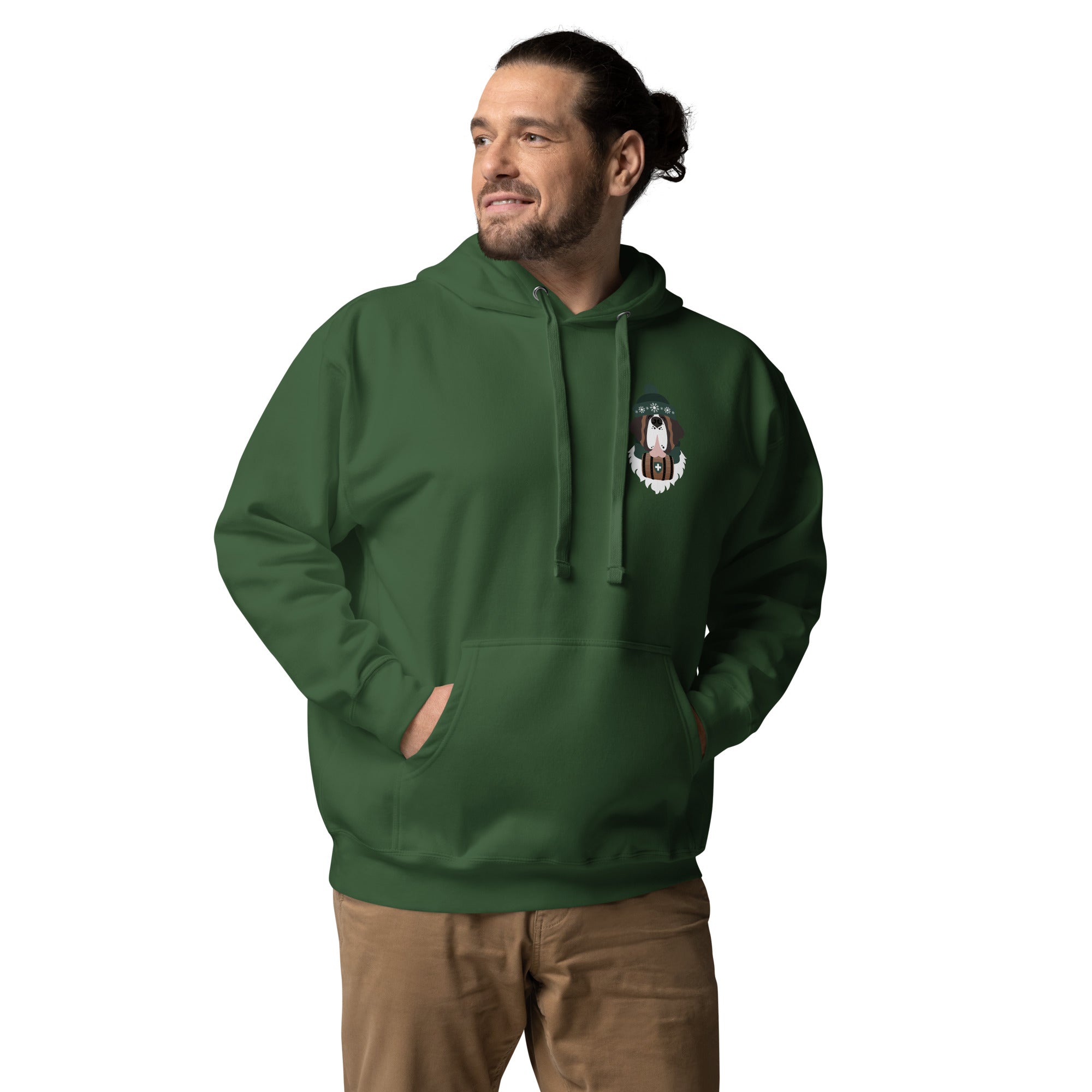 Merry Saintmas Green Back Hoodie - Lucy + Norman