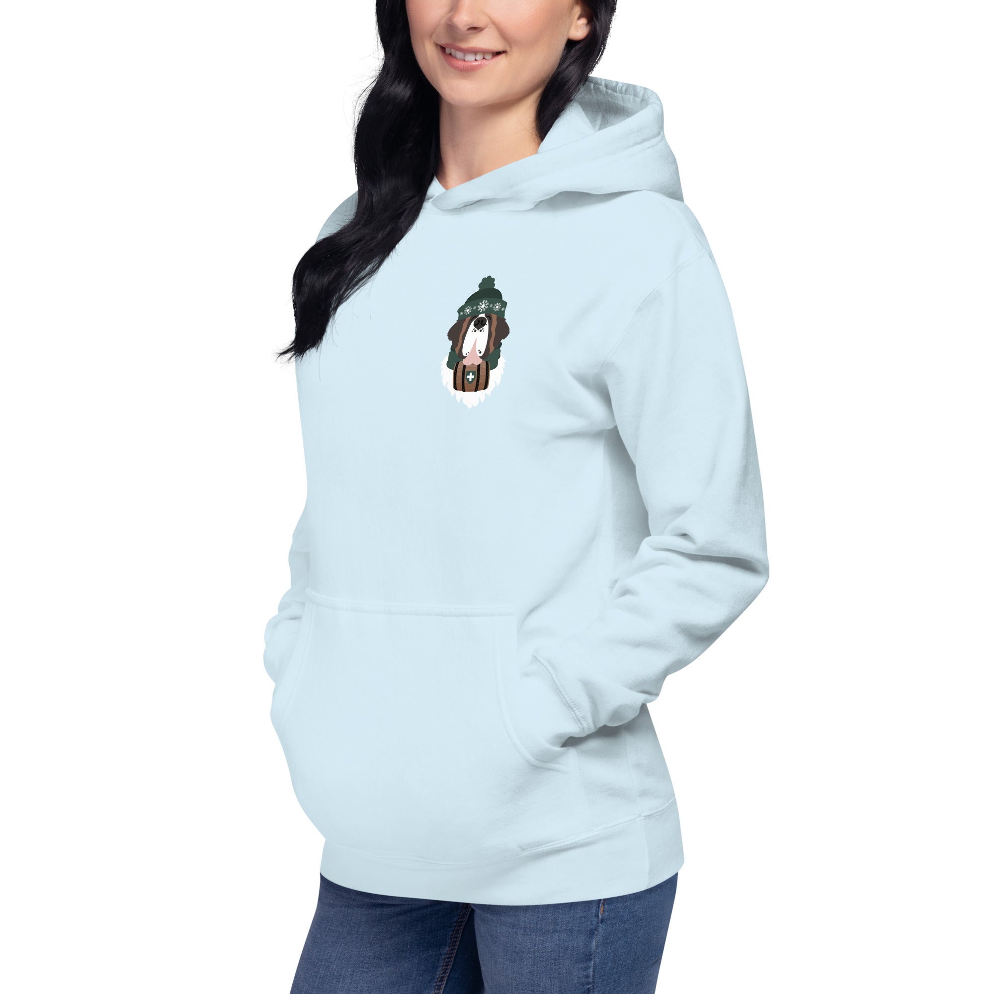 Merry Saintmas Green Back Hoodie - Lucy + Norman