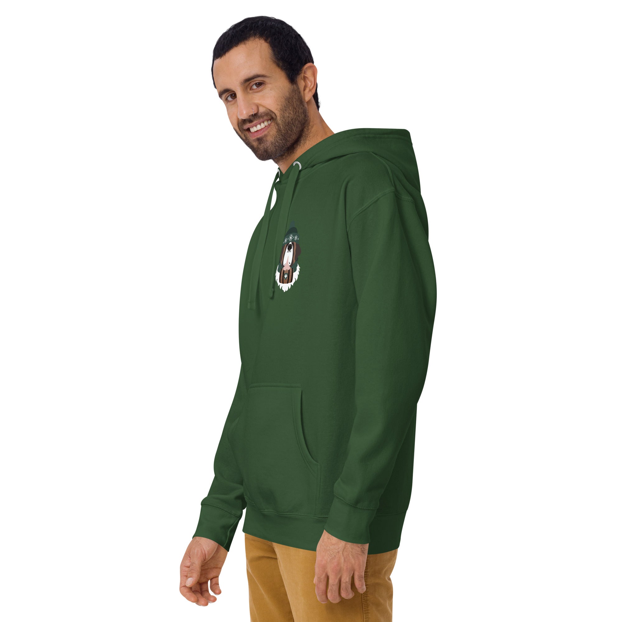 Merry Saintmas Green Back Hoodie - Lucy + Norman