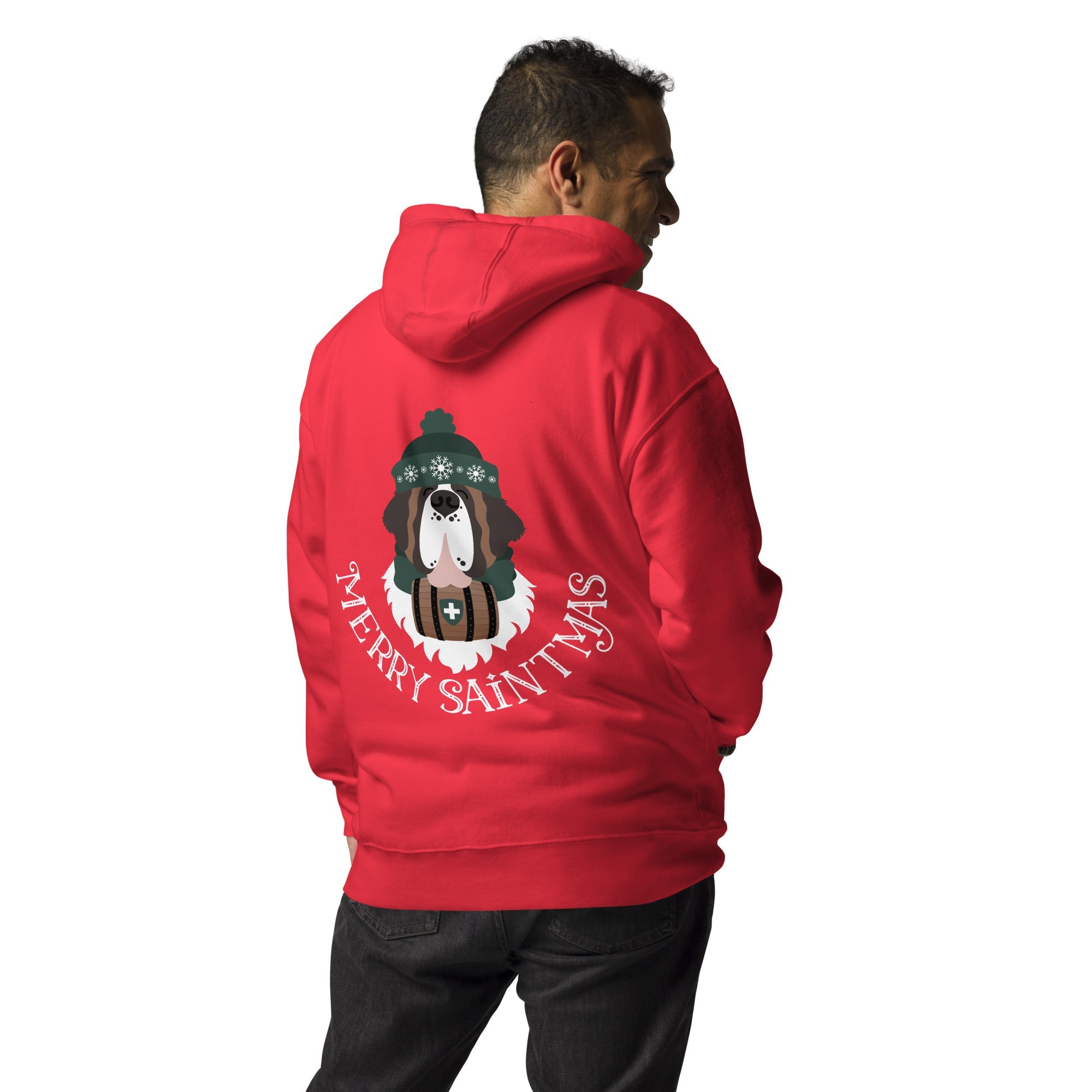 Merry Saintmas Green Back Hoodie - Lucy + Norman