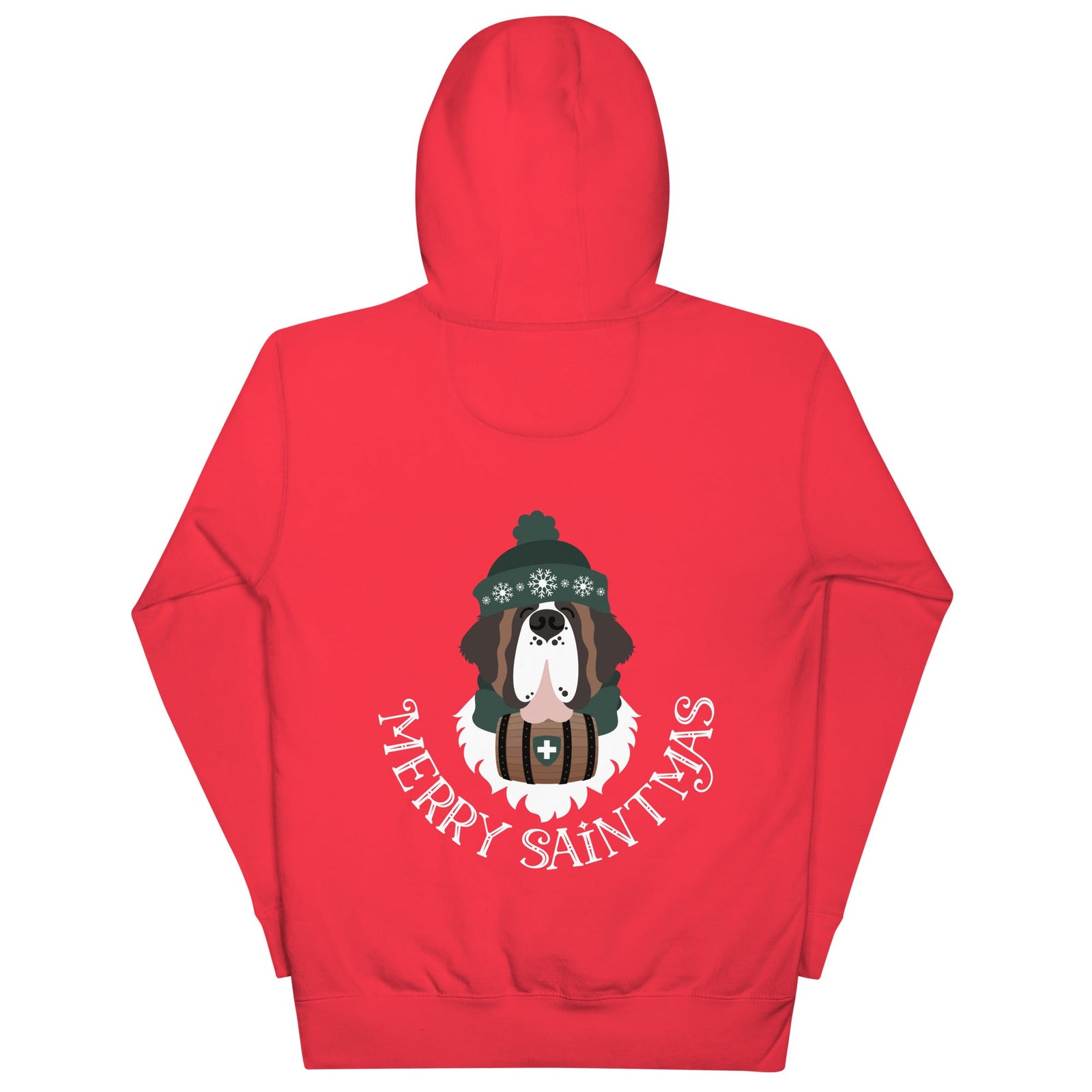 Merry Saintmas Green Back Hoodie - Lucy + Norman