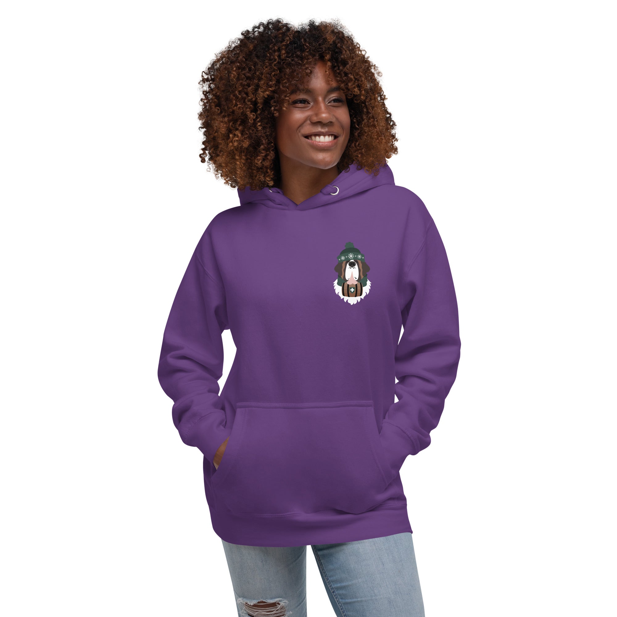 Merry Saintmas Green Back Hoodie - Lucy + Norman