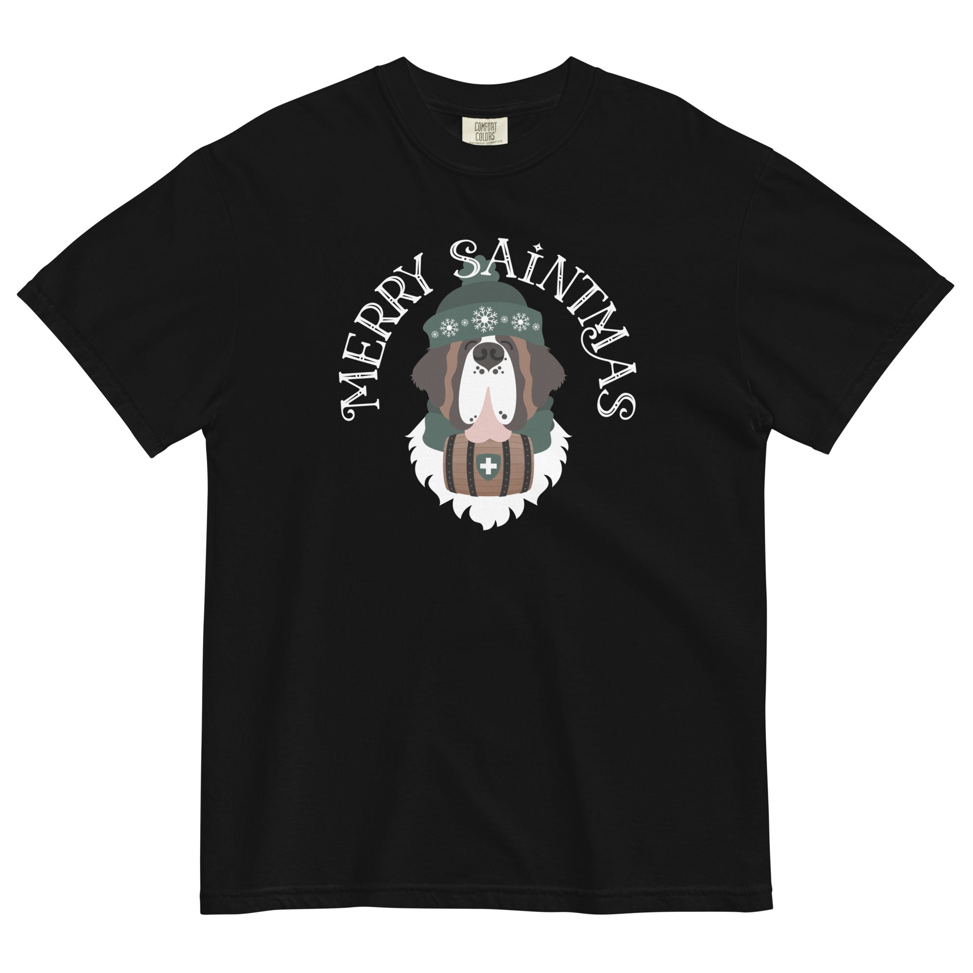 Merry Saintmas Green Heavyweight Comfort Colors T-Shirt - Lucy + Norman