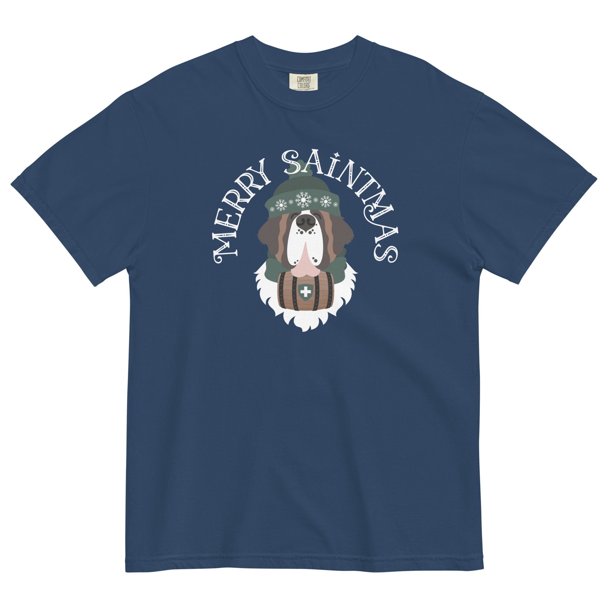 Merry Saintmas Green Heavyweight Comfort Colors T-Shirt - Lucy + Norman