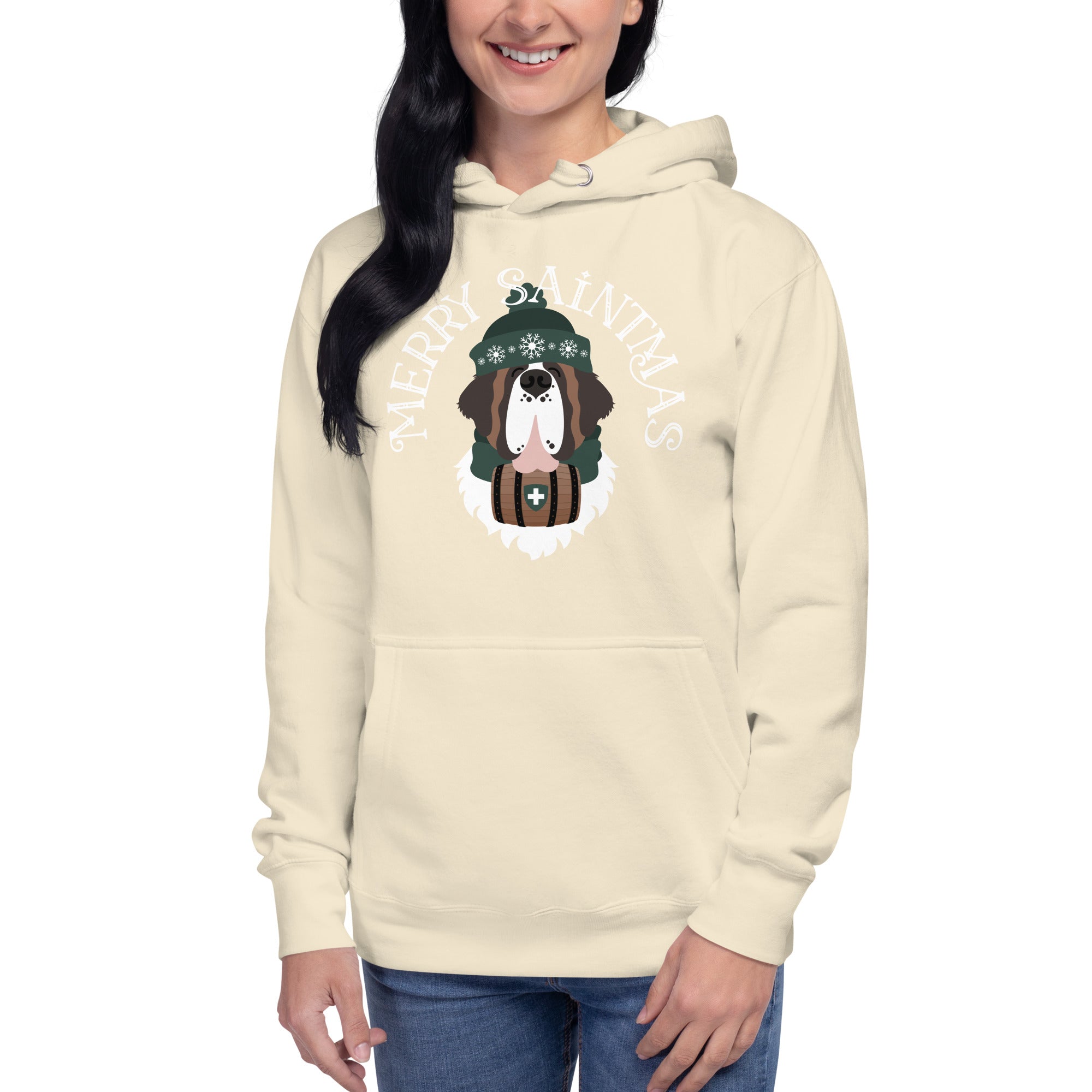 Merry Saintmas Green Hoodie - Lucy + Norman