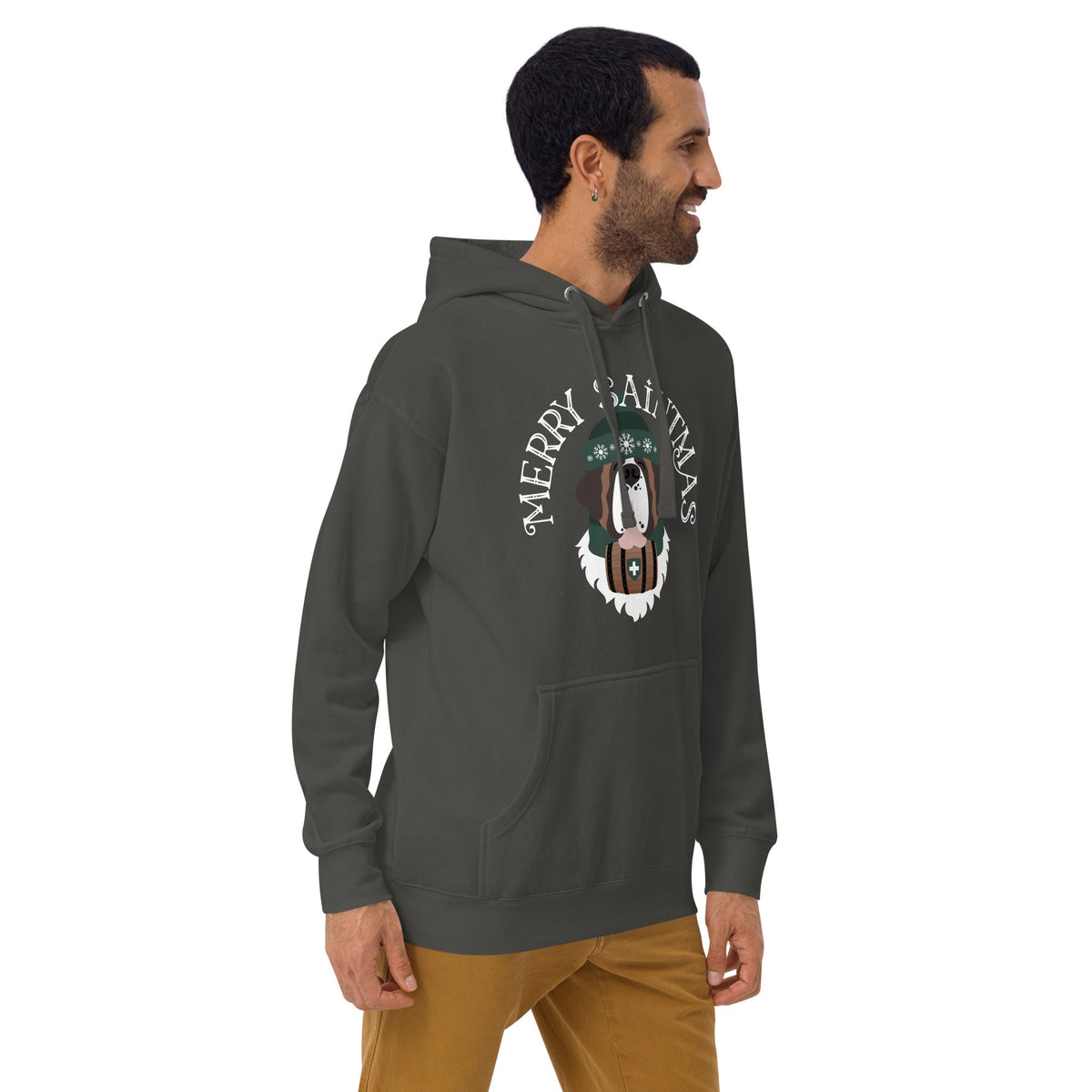 Merry Saintmas Green Hoodie - Lucy + Norman