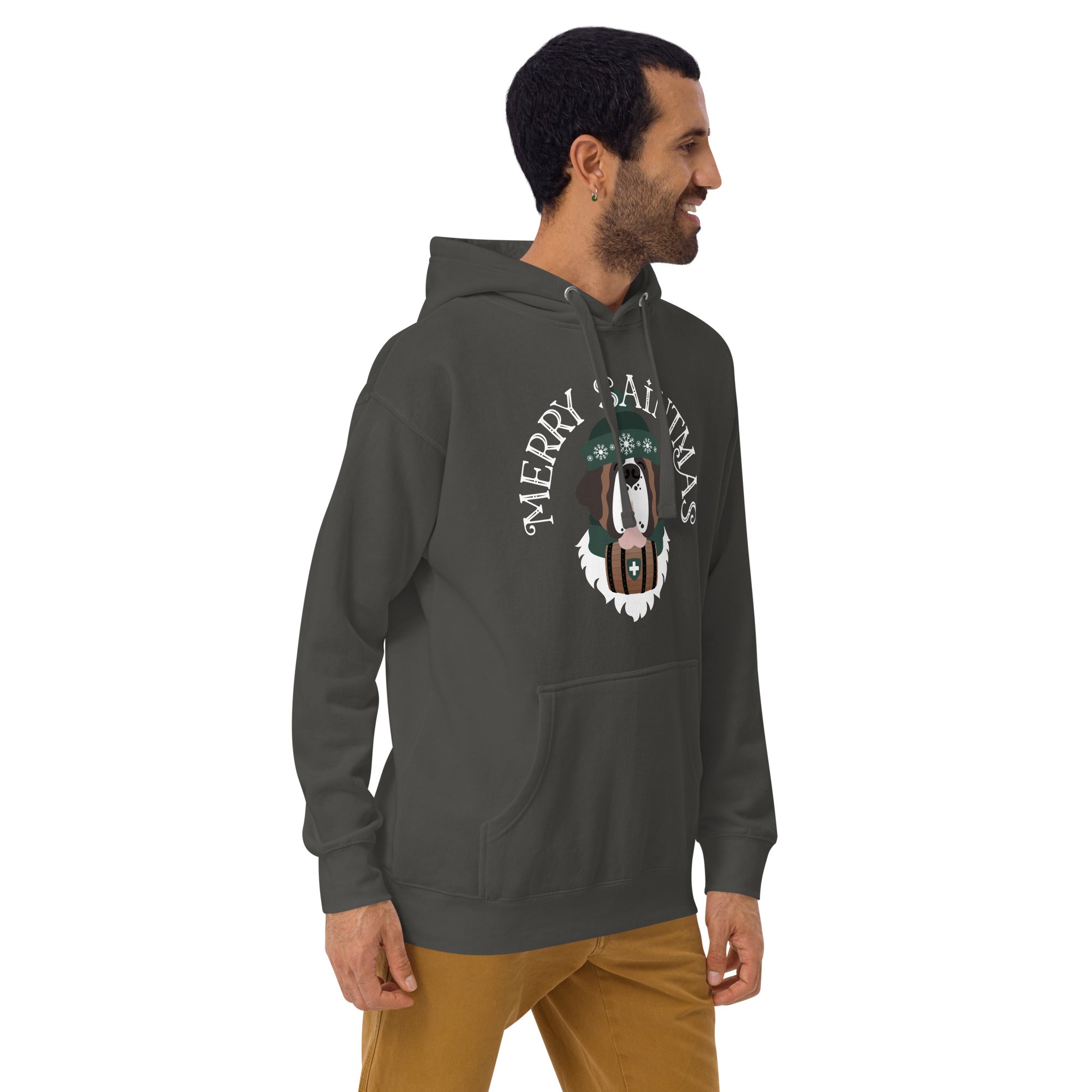 Merry Saintmas Green Hoodie - Lucy + Norman