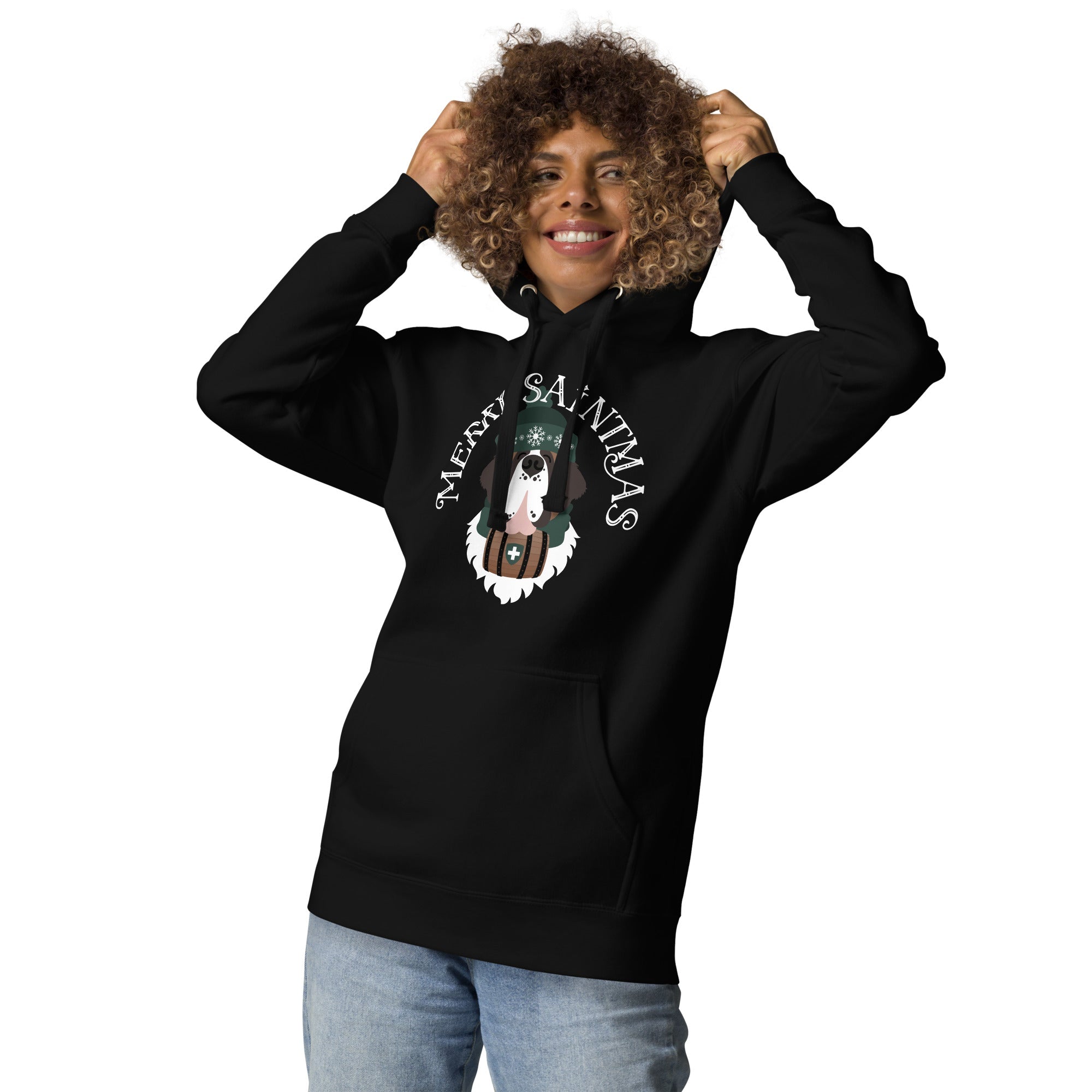 Merry Saintmas Green Hoodie - Lucy + Norman