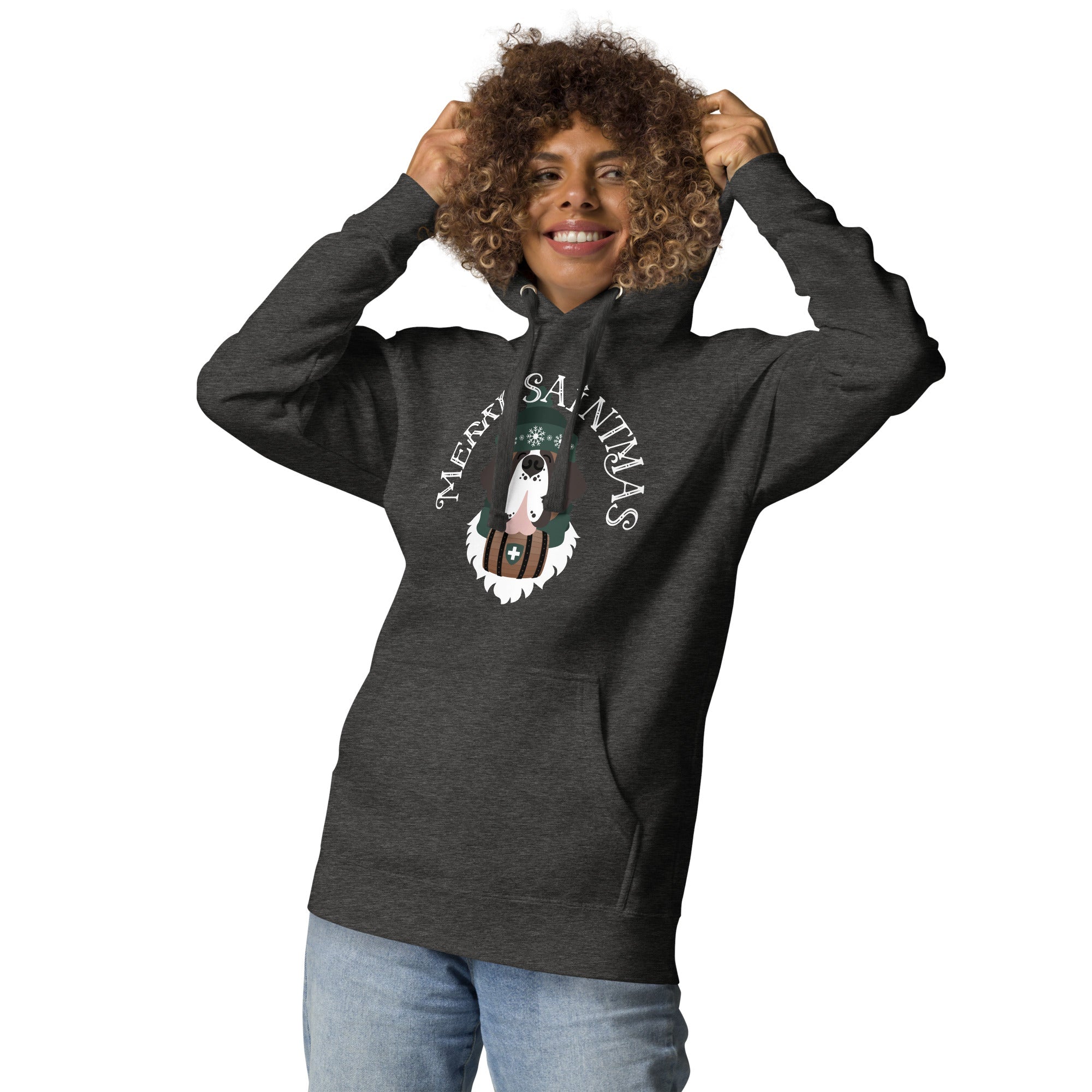 Merry Saintmas Green Hoodie - Lucy + Norman