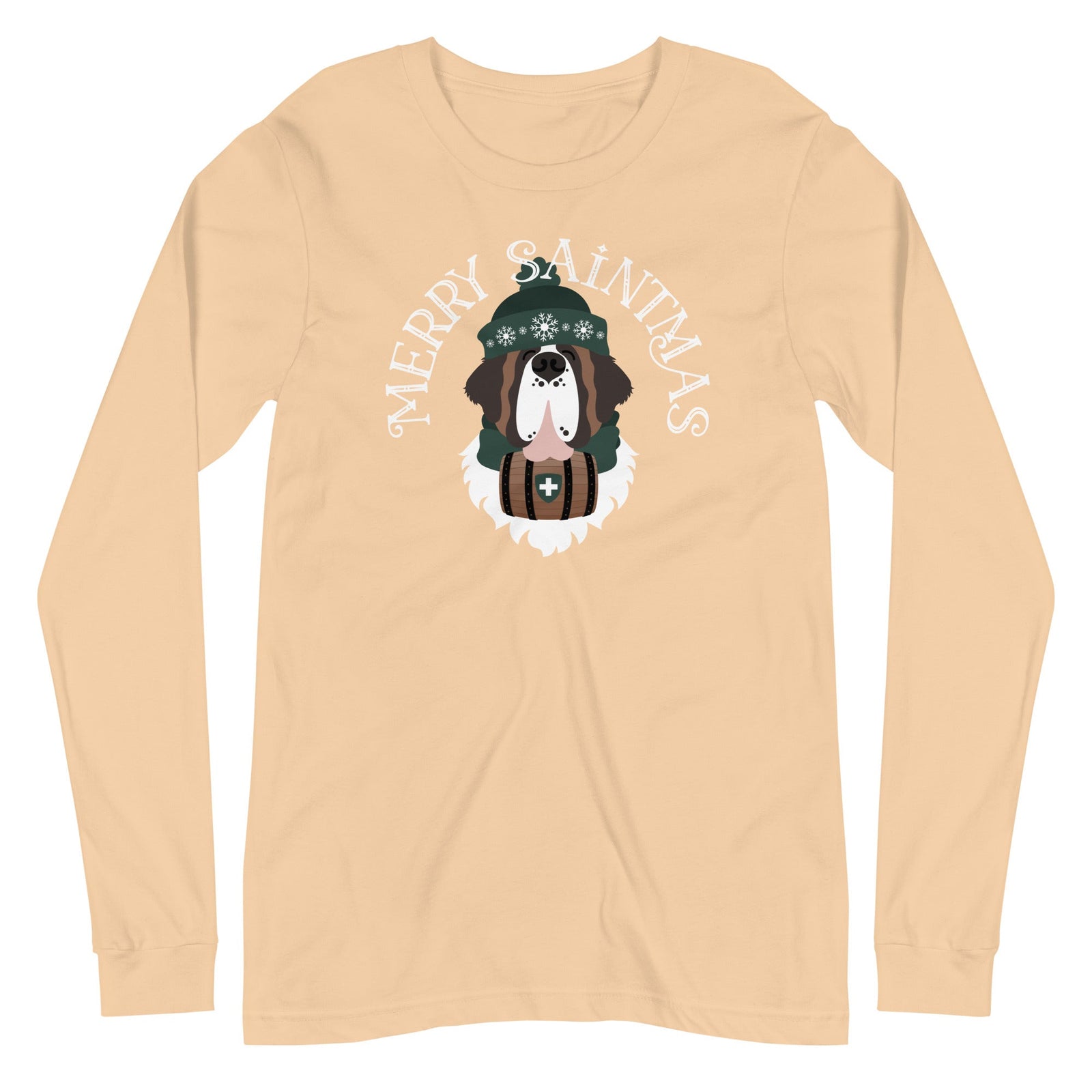 Merry Saintmas Green Long Sleeve Tee - Lucy + Norman