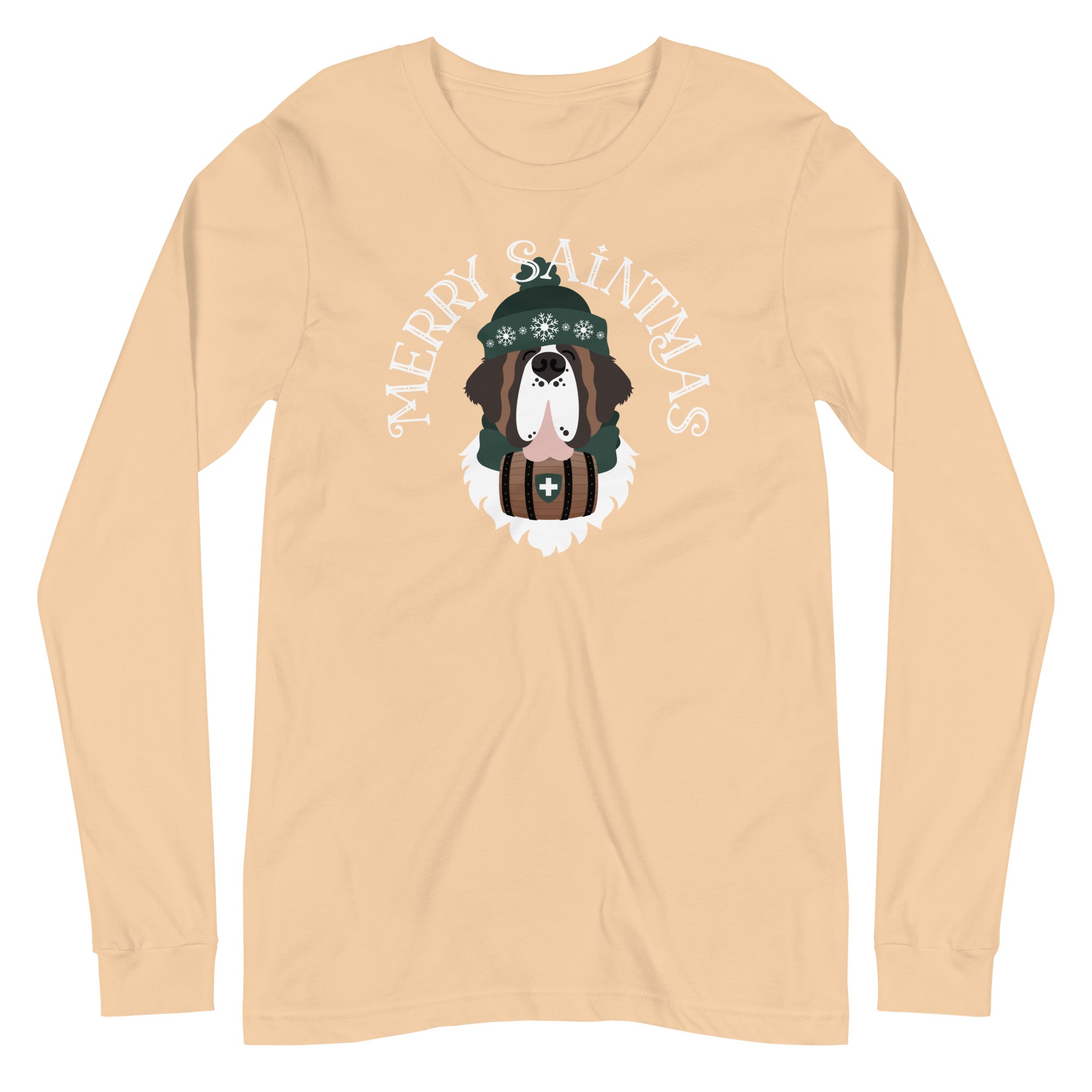 Merry Saintmas Green Long Sleeve Tee - Lucy + Norman