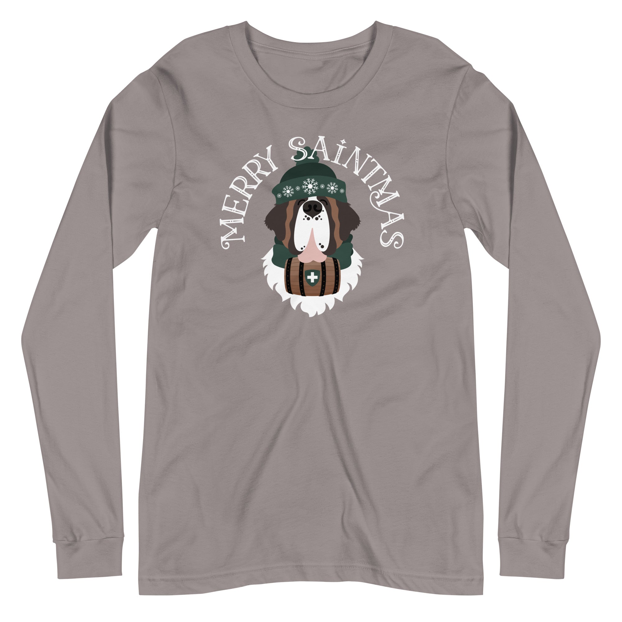 Merry Saintmas Green Long Sleeve Tee - Lucy + Norman