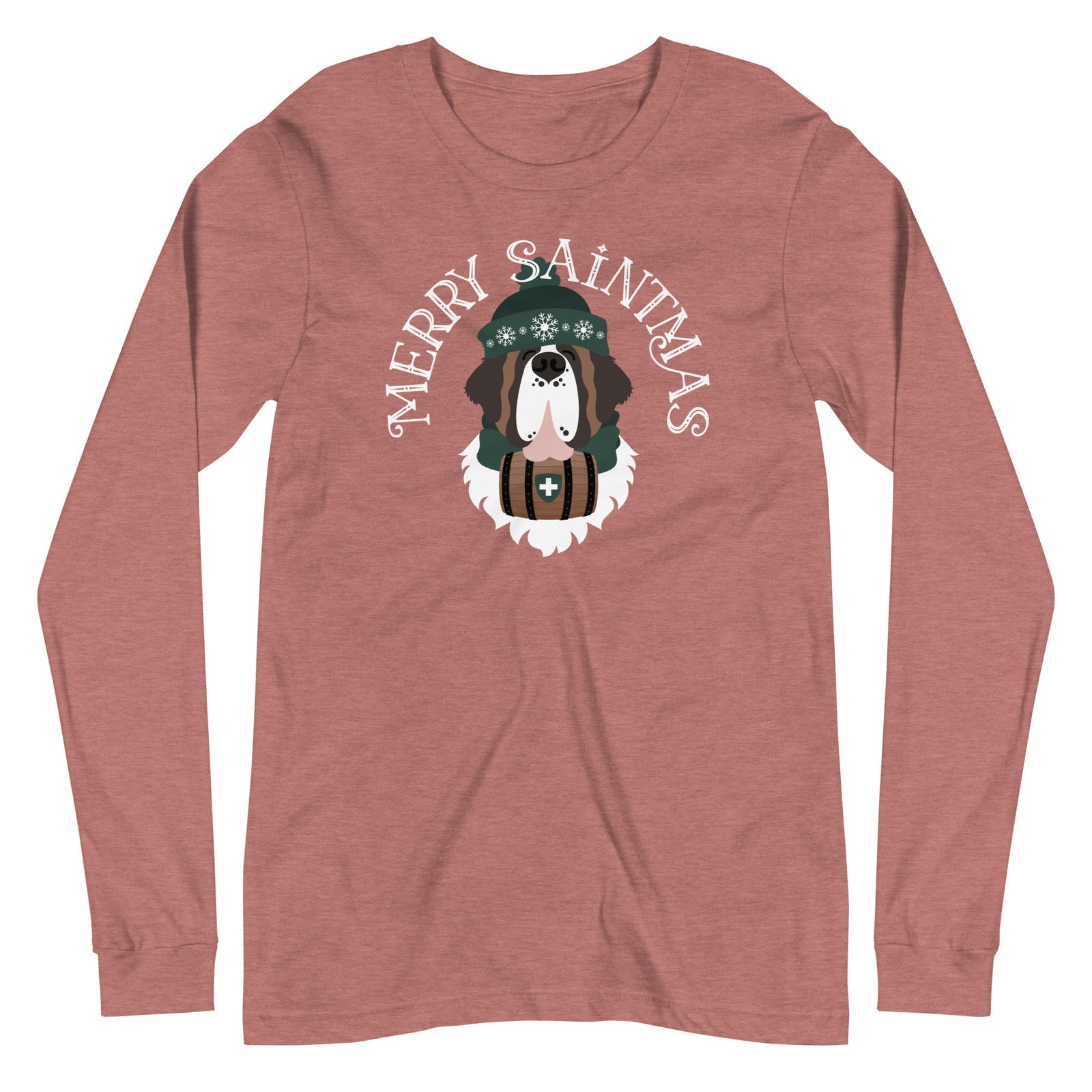 Merry Saintmas Green Long Sleeve Tee - Lucy + Norman