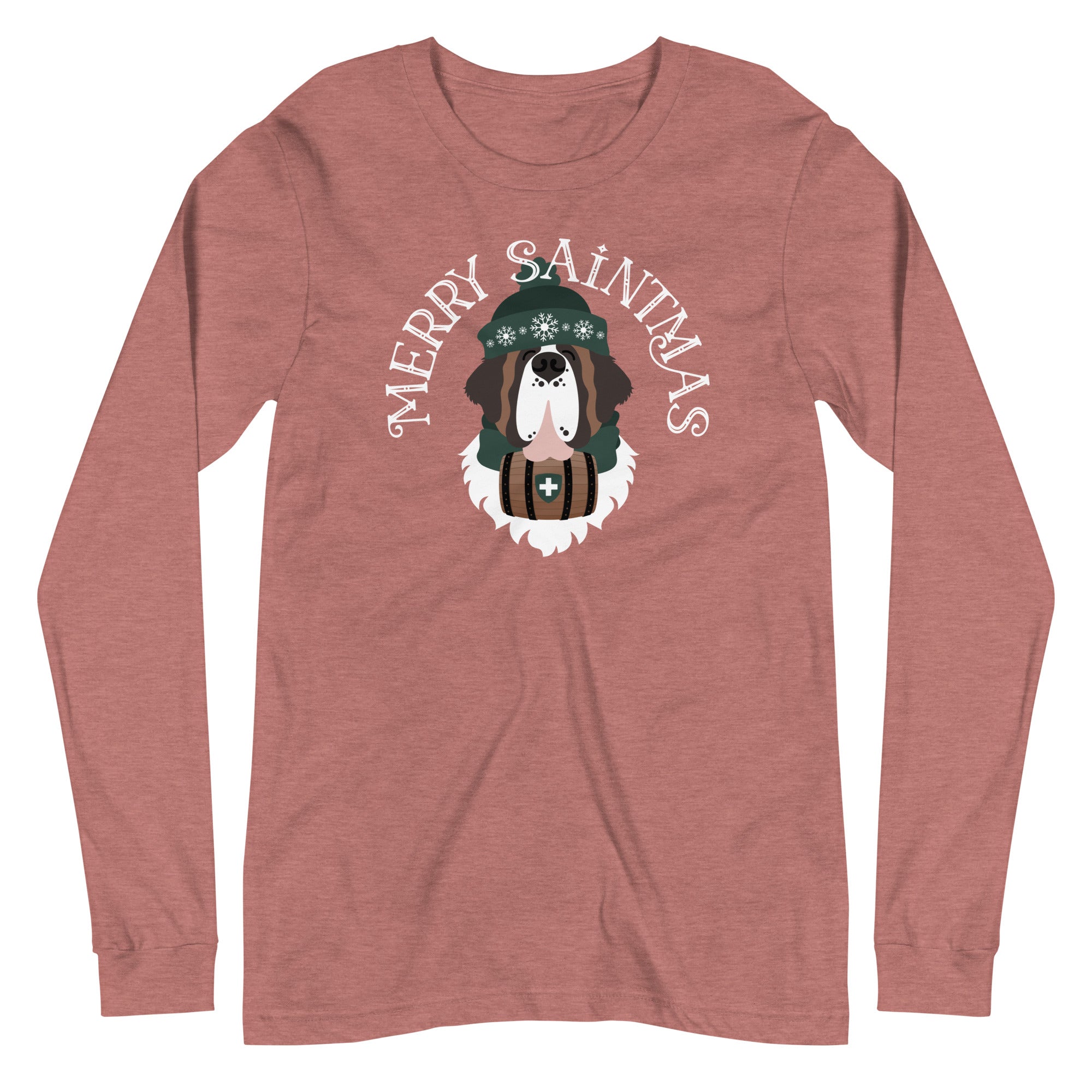 Merry Saintmas Green Long Sleeve Tee - Lucy + Norman