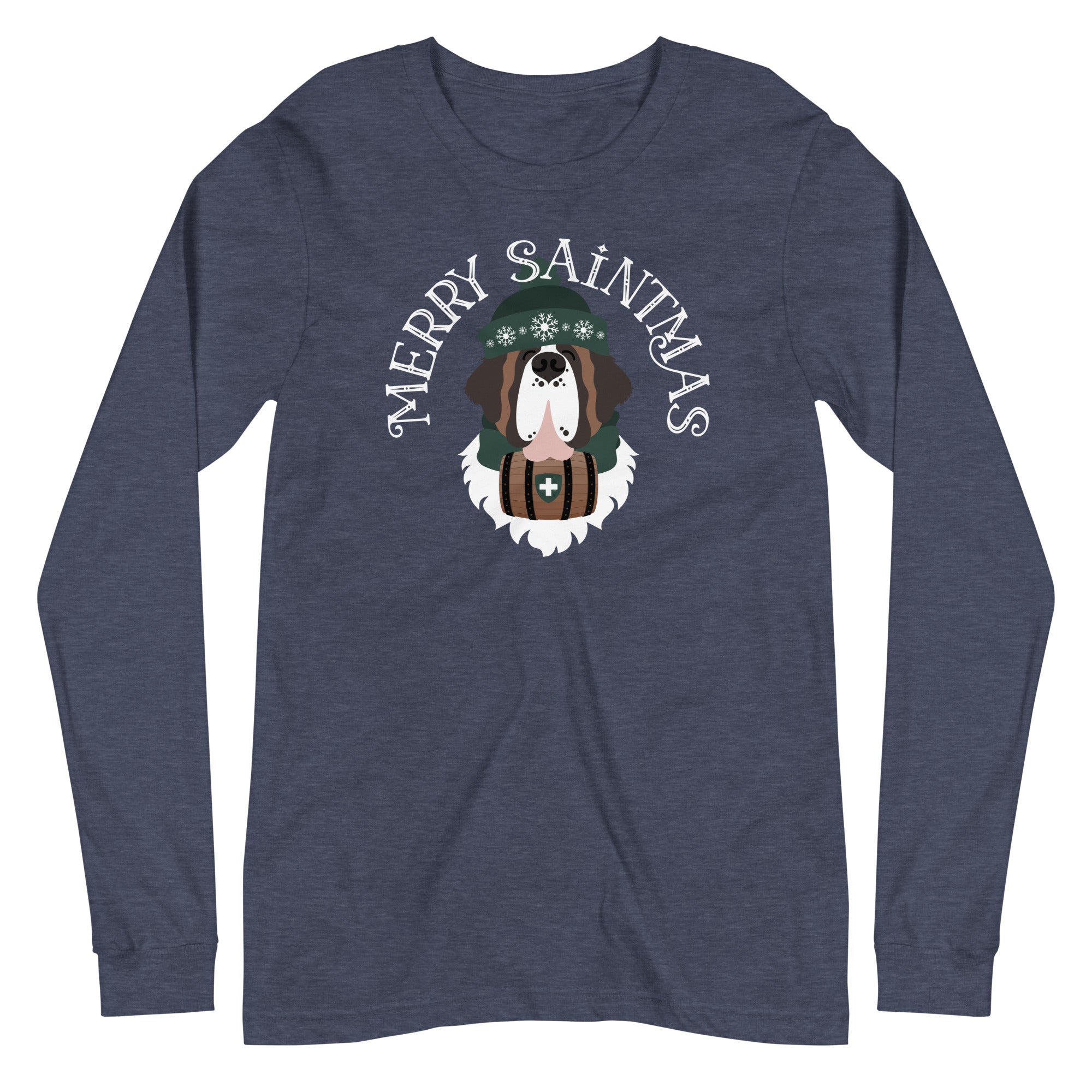 Merry Saintmas Green Long Sleeve Tee - Lucy + Norman