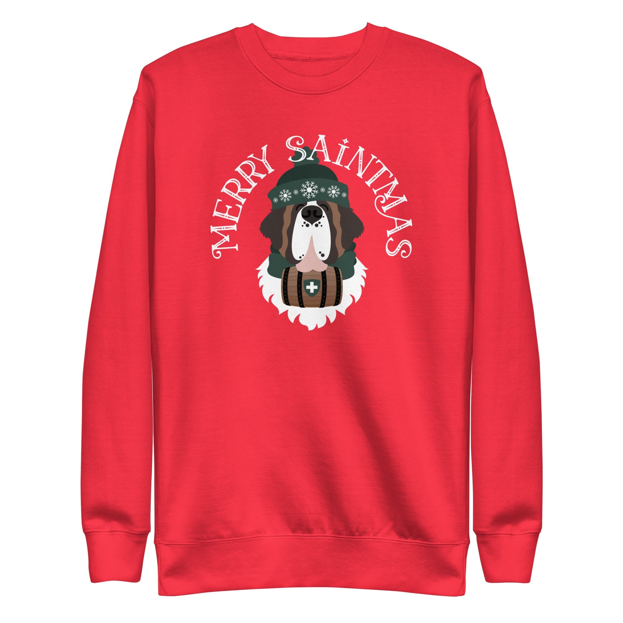 Merry Saintmas Green Sweatshirt - Lucy + Norman