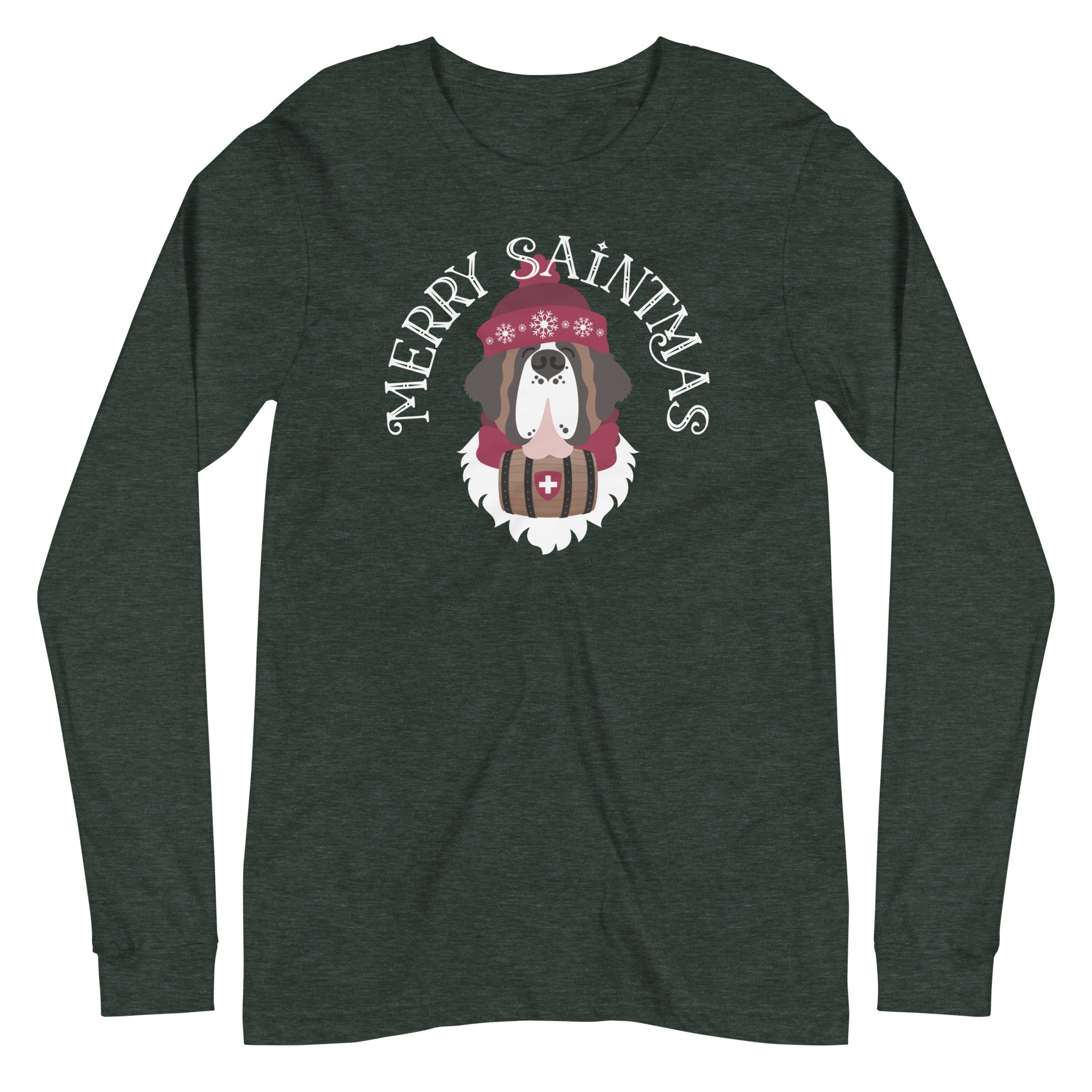 Merry Saintmas Long Sleeve Tee - Lucy + Norman