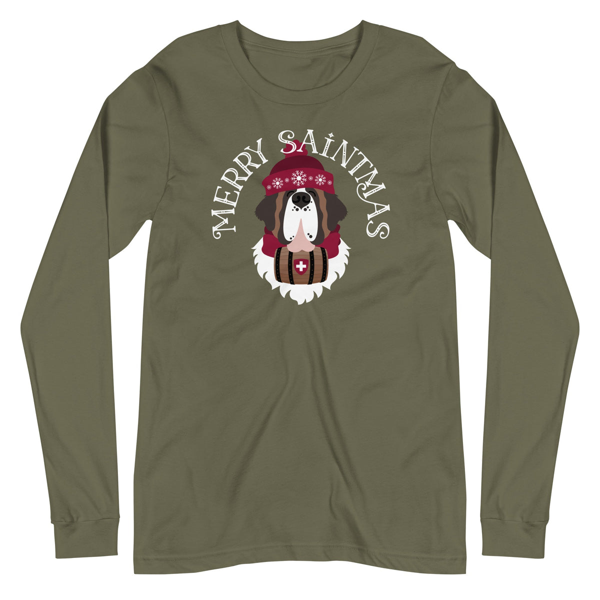Merry Saintmas Long Sleeve Tee - Lucy + Norman