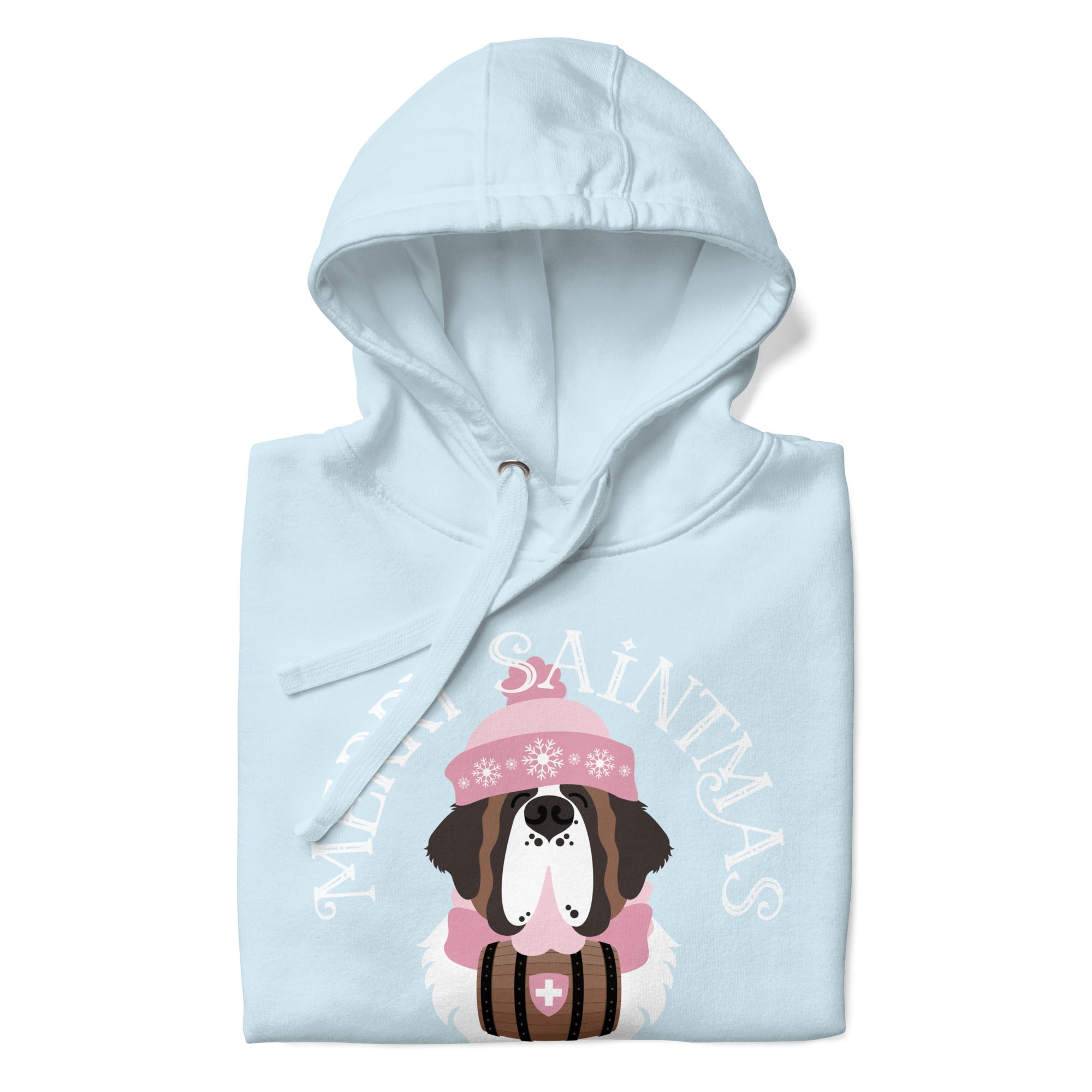 Merry Saintmas Pink Hoodie - Lucy + Norman