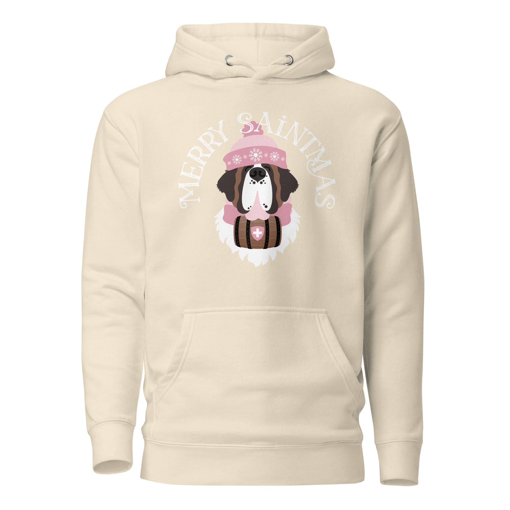 Merry Saintmas Pink Hoodie - Lucy + Norman