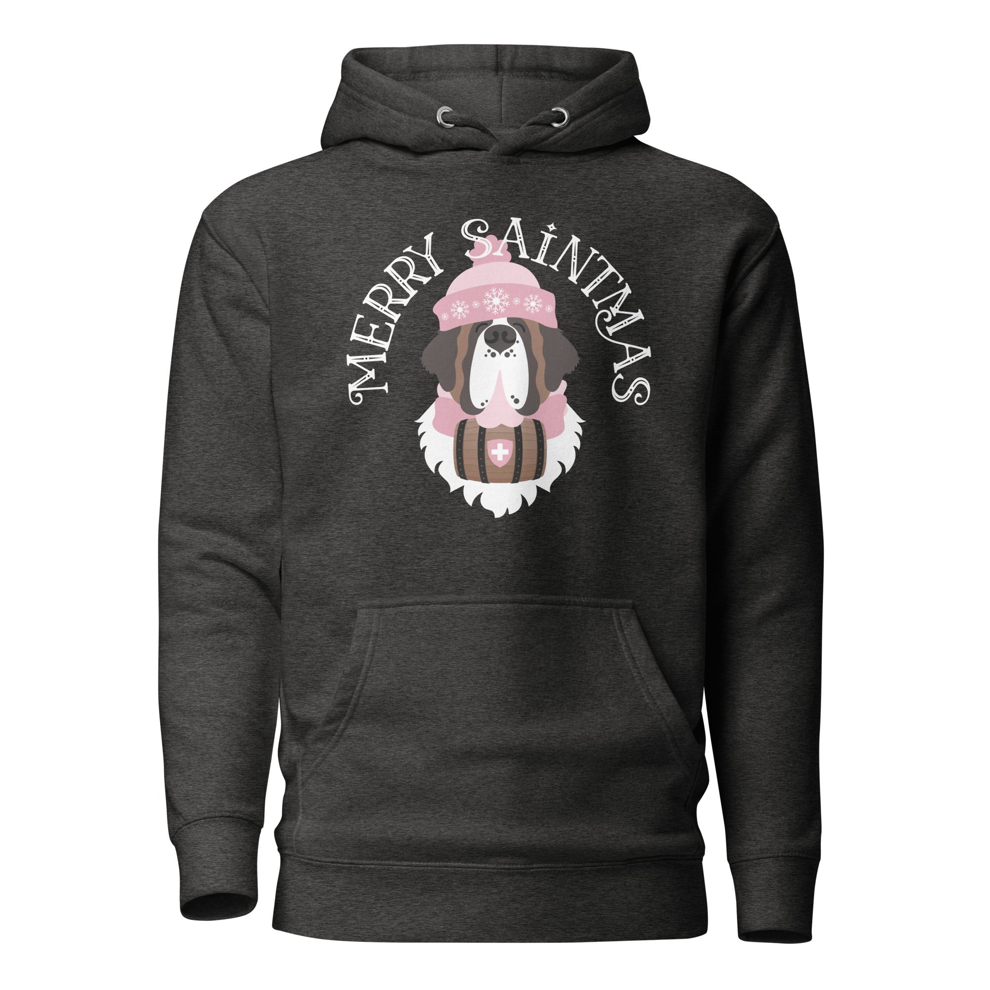 Merry Saintmas Pink Hoodie - Lucy + Norman