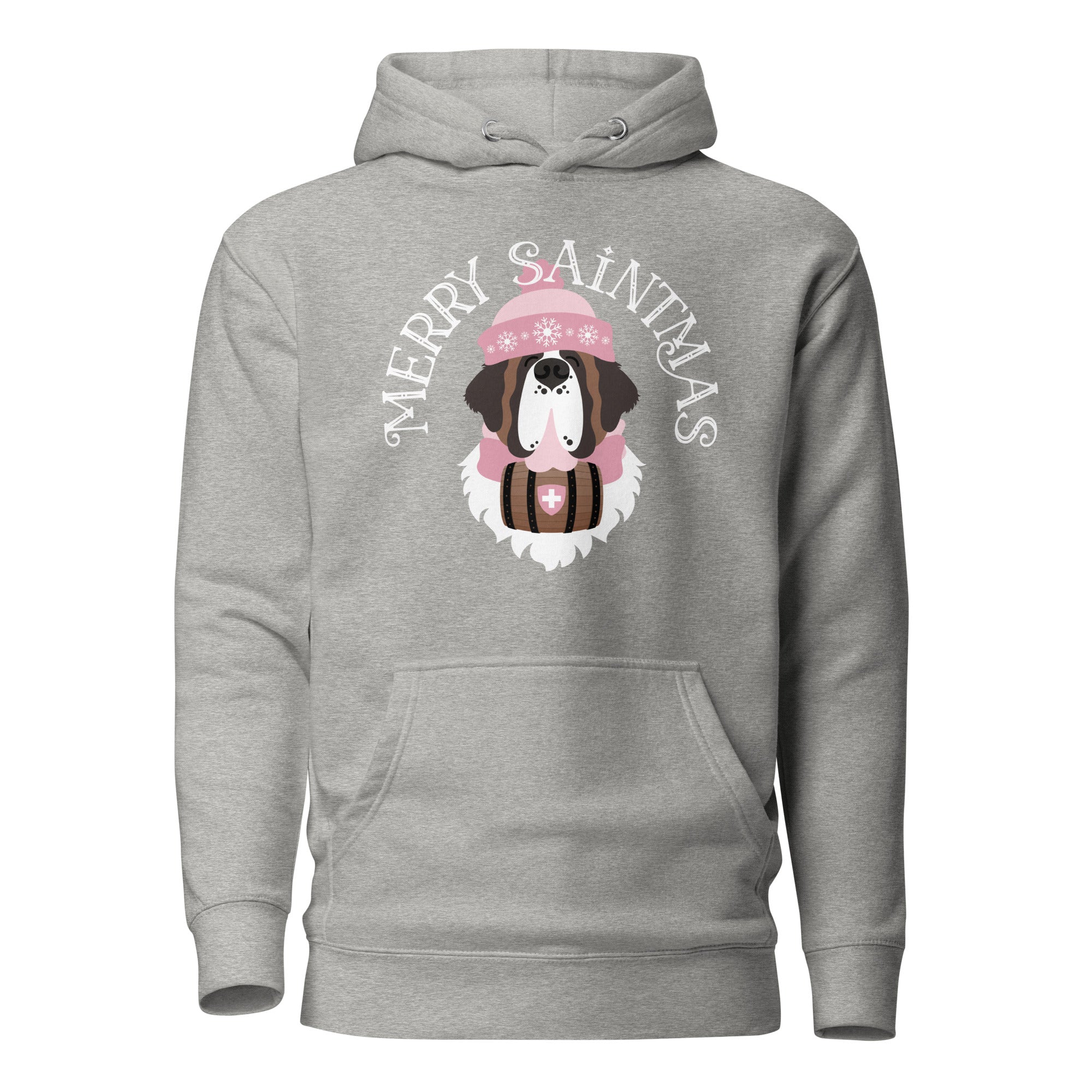 Merry Saintmas Pink Hoodie - Lucy + Norman