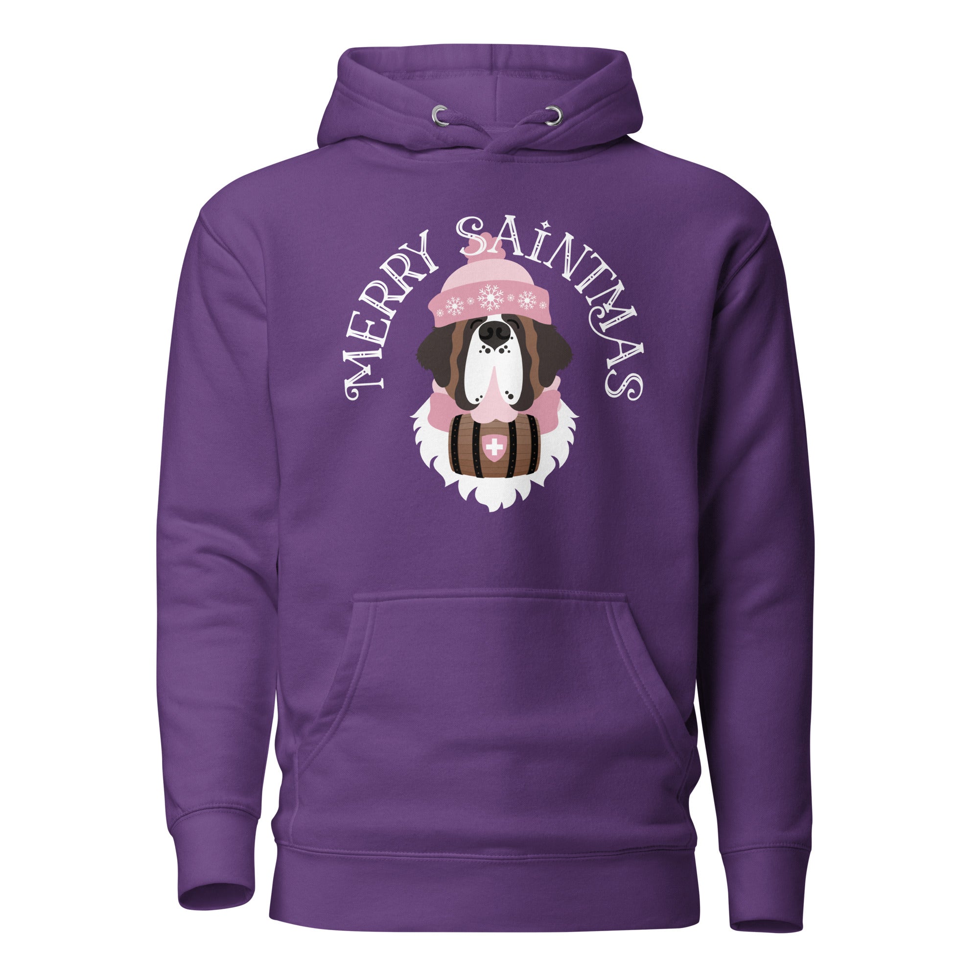 Merry Saintmas Pink Hoodie - Lucy + Norman