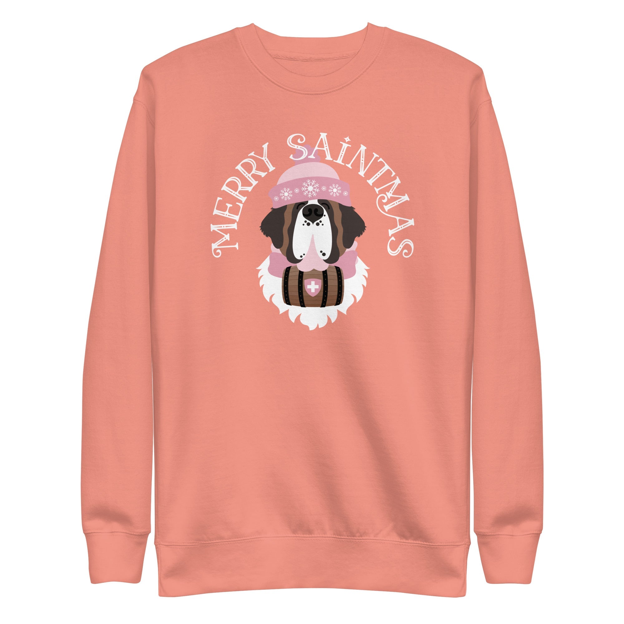 Merry Saintmas Pink Sweatshirt - Lucy + Norman