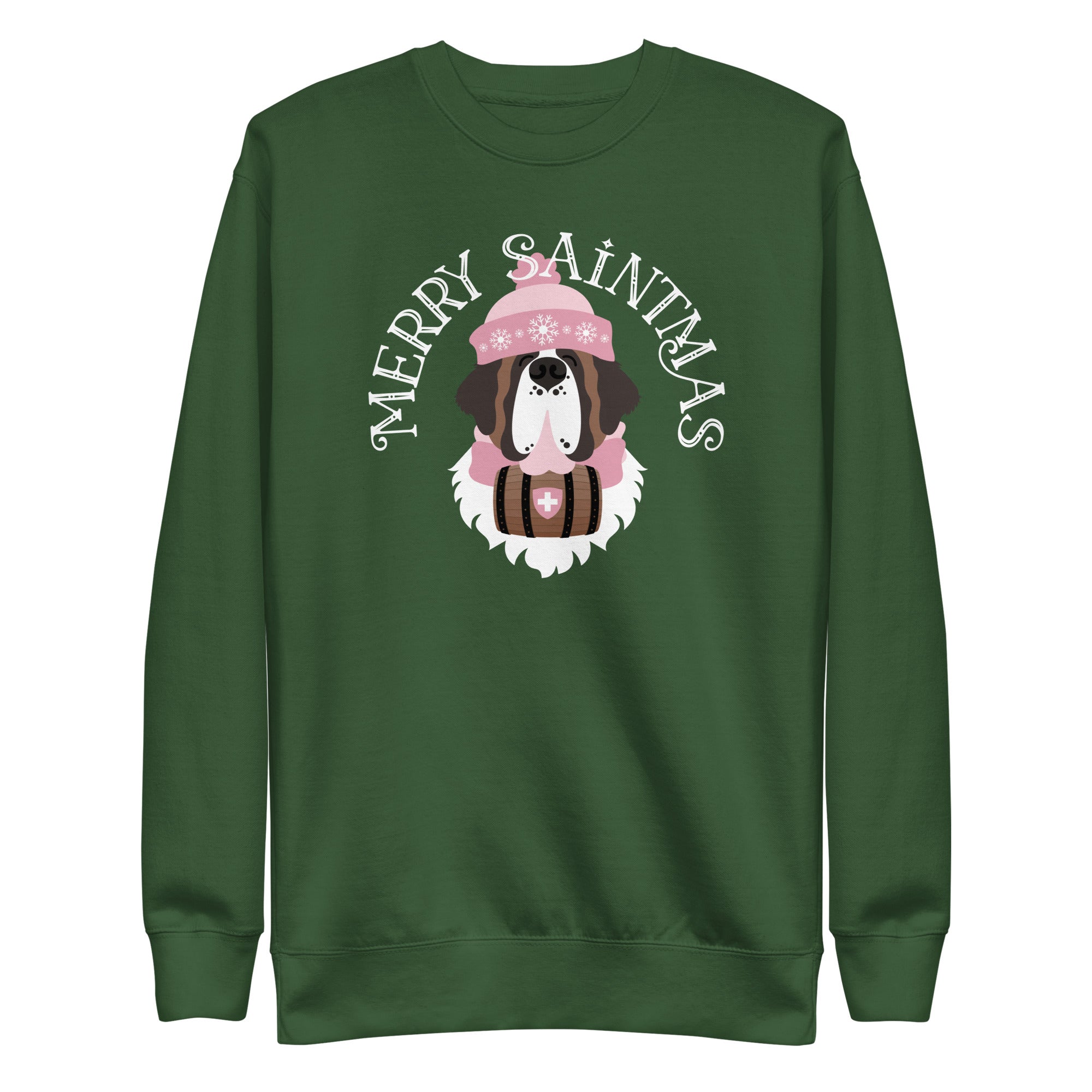 Merry Saintmas Pink Sweatshirt - Lucy + Norman