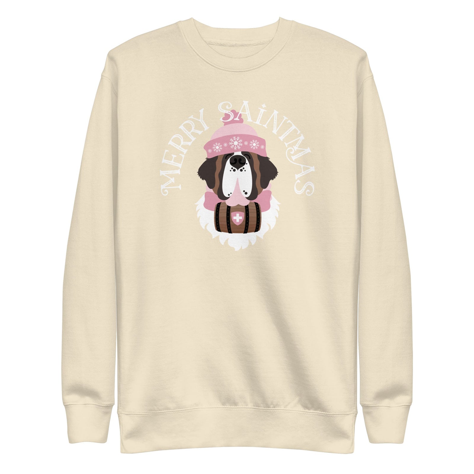 Merry Saintmas Pink Sweatshirt - Lucy + Norman