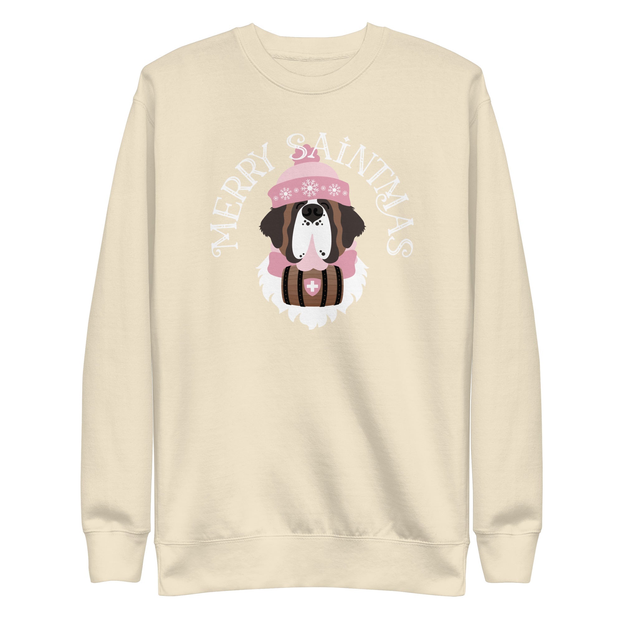 Merry Saintmas Pink Sweatshirt - Lucy + Norman