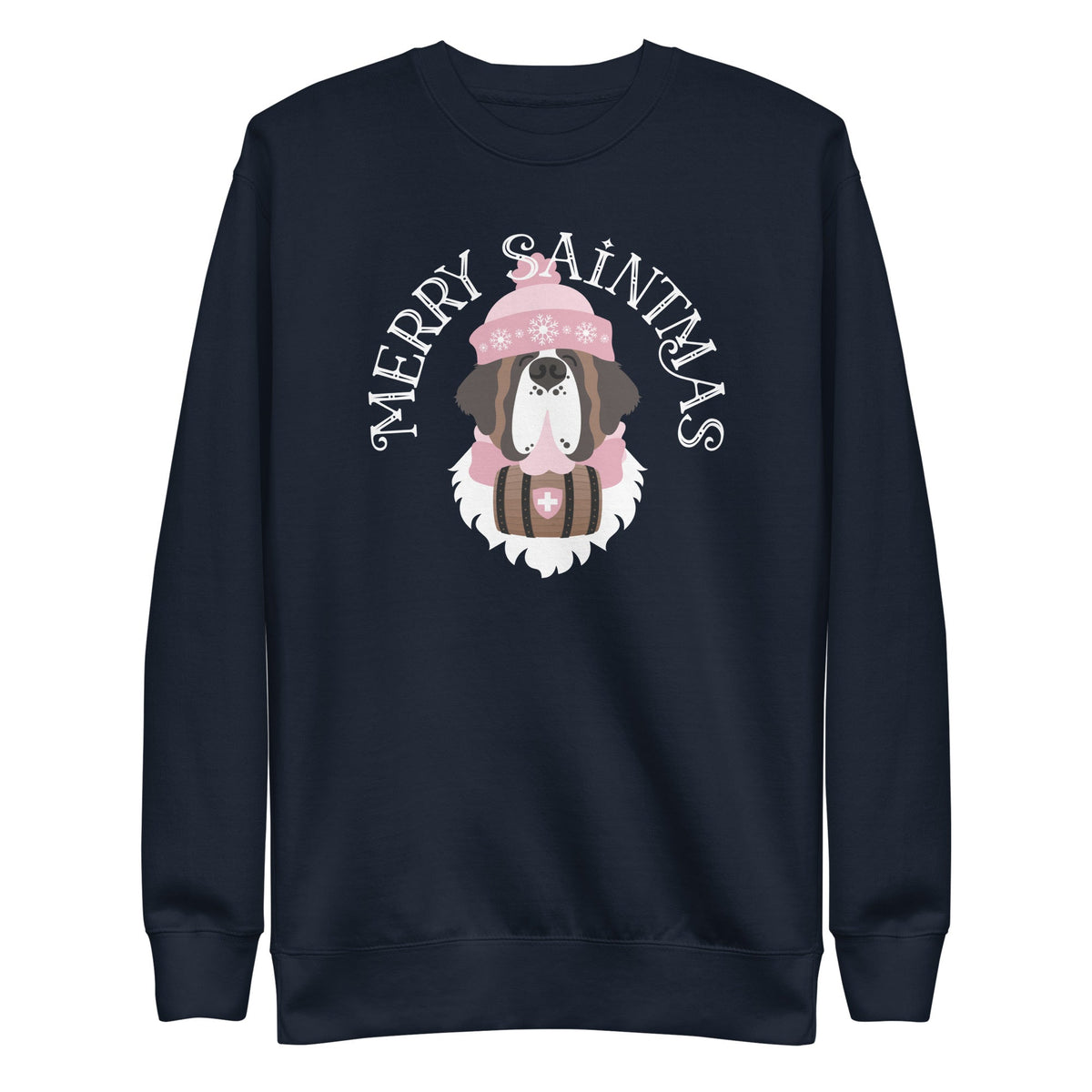 Merry Saintmas Pink Sweatshirt - Lucy + Norman