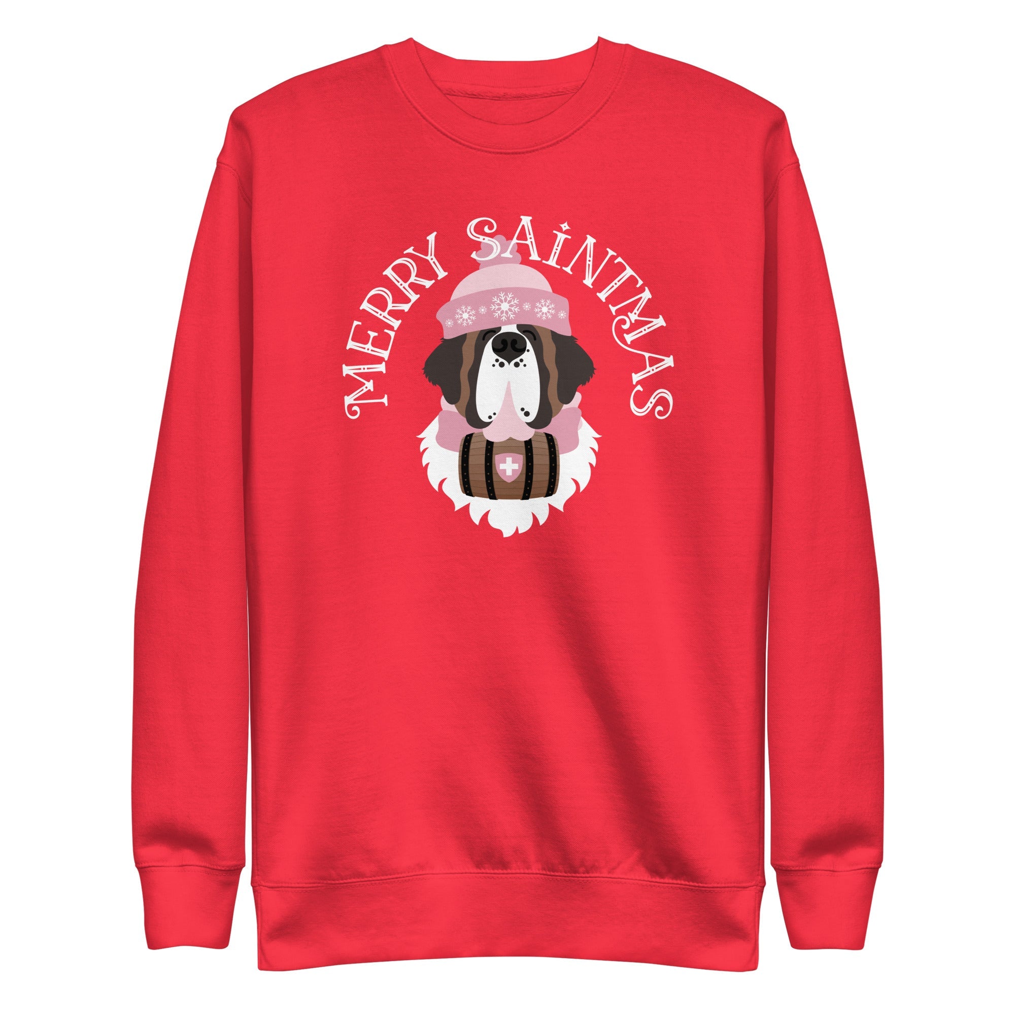 Merry Saintmas Pink Sweatshirt - Lucy + Norman