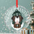 Merry Saintmas Crystal Glass Ornament