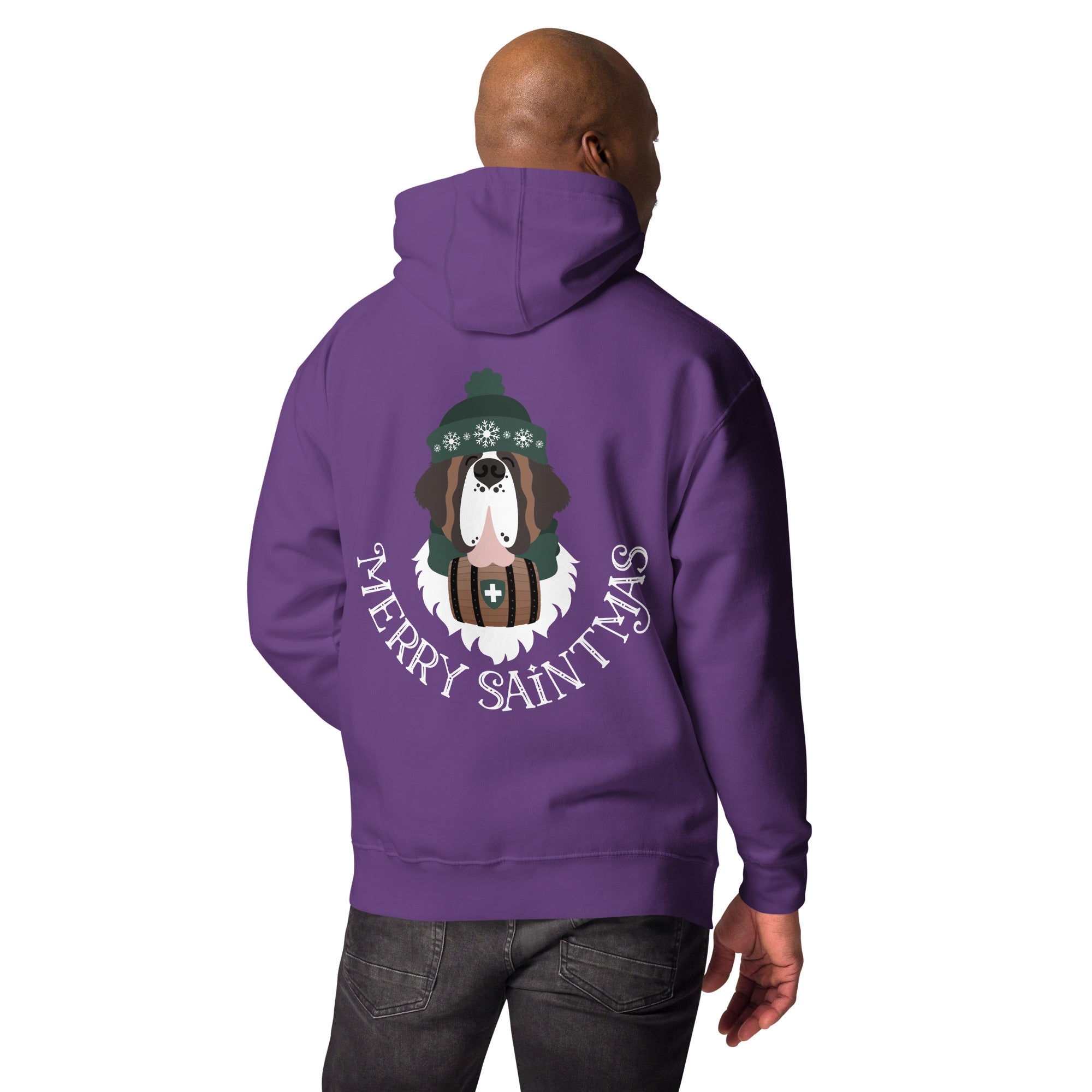 Merry Saintmas Green Back Hoodie - Lucy + Norman