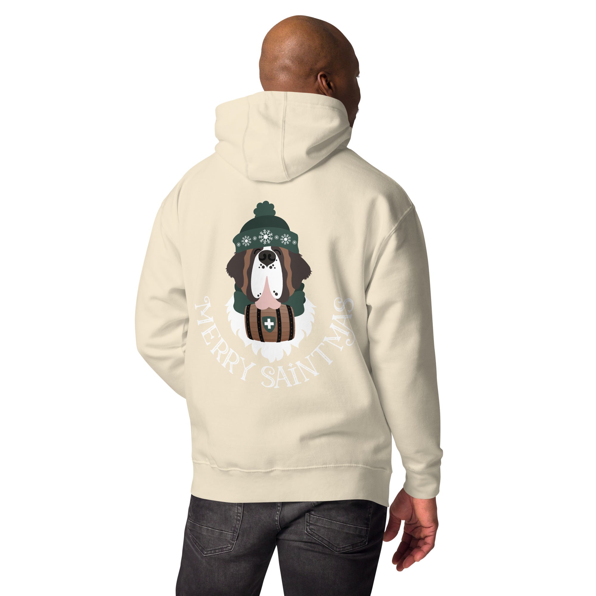 Merry Saintmas Green Back Hoodie - Lucy + Norman