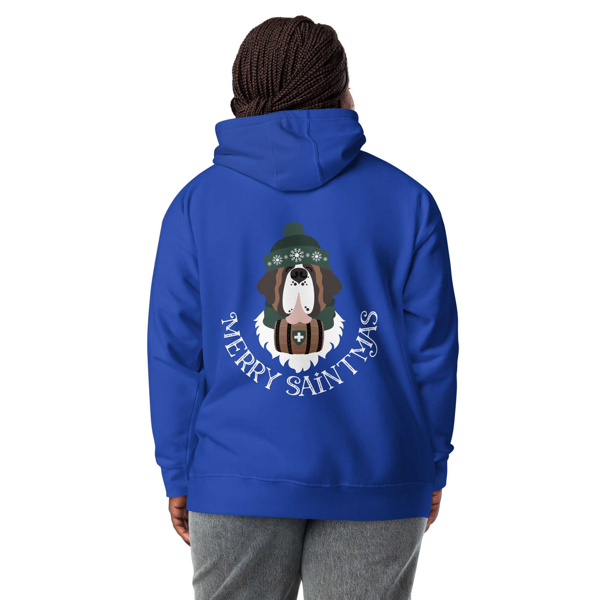 Merry Saintmas Green Back Hoodie - Lucy + Norman