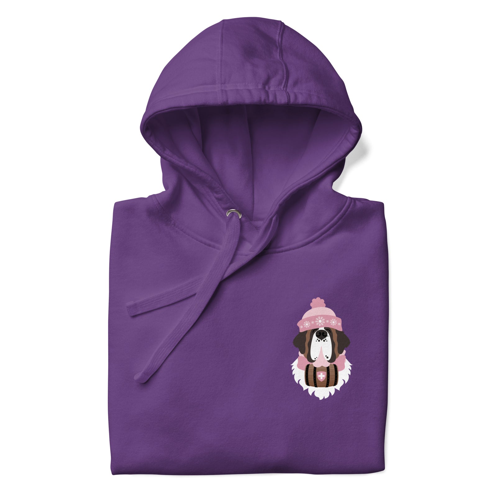Merry Saintmas Pink Back Hoodie