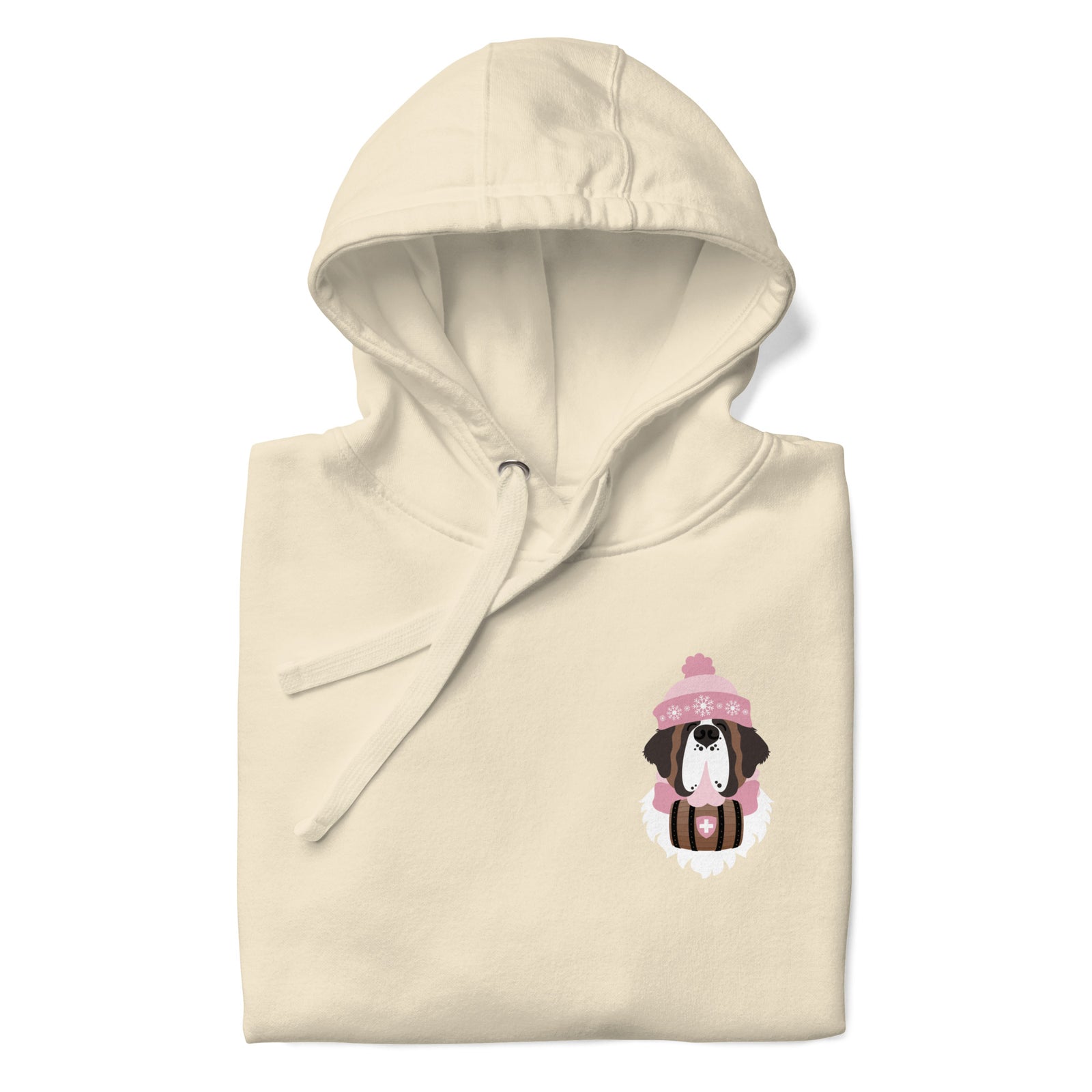 Merry Saintmas Pink Back Hoodie
