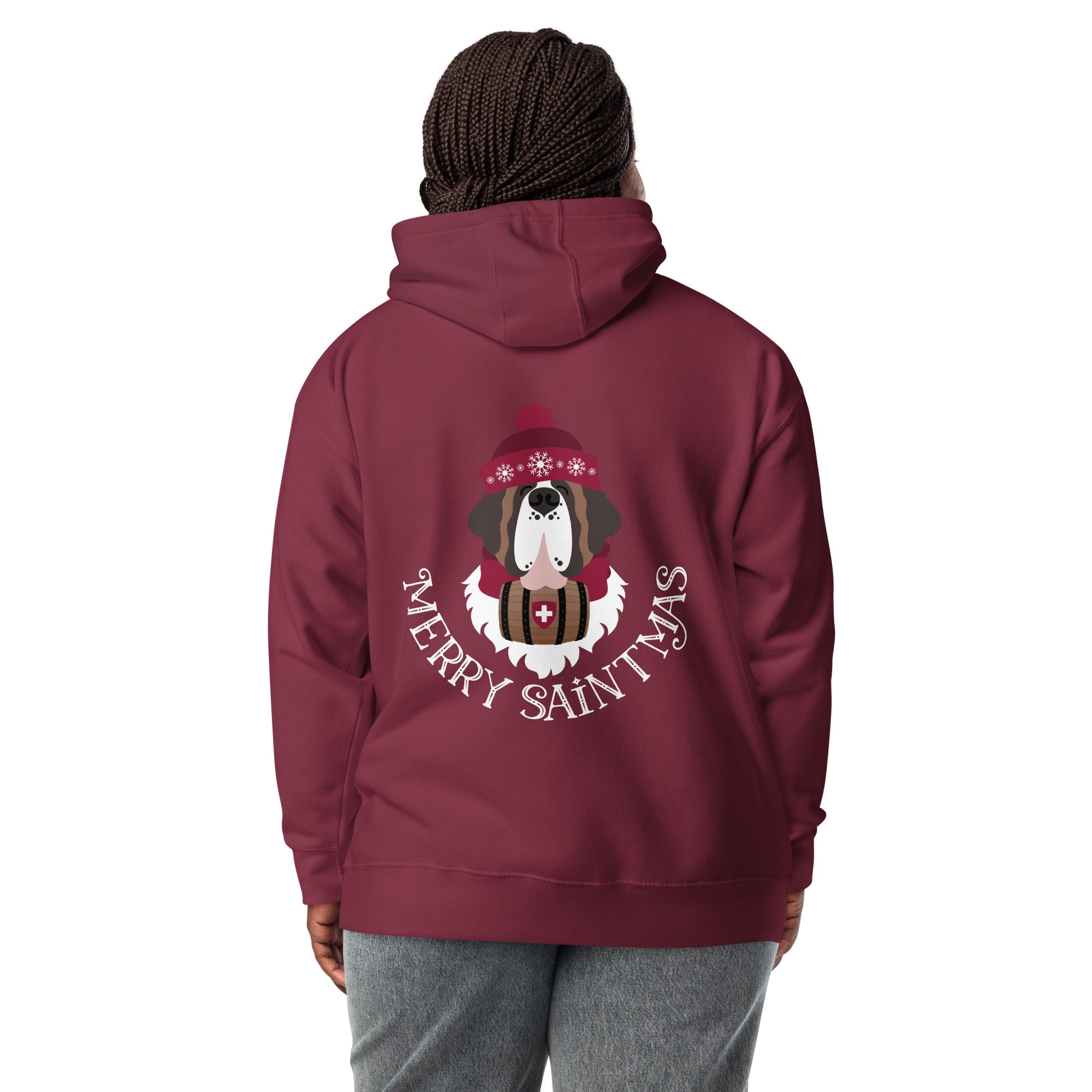 Merry Saintmas Back Hoodie