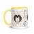 Personalized Big Dog Mom Mug + Color Inside - Lucy + Norman