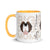 Personalized Big Dog Mom Mug + Color Inside - Lucy + Norman