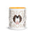 Personalized Big Dog Mom Mug + Color Inside - Lucy + Norman